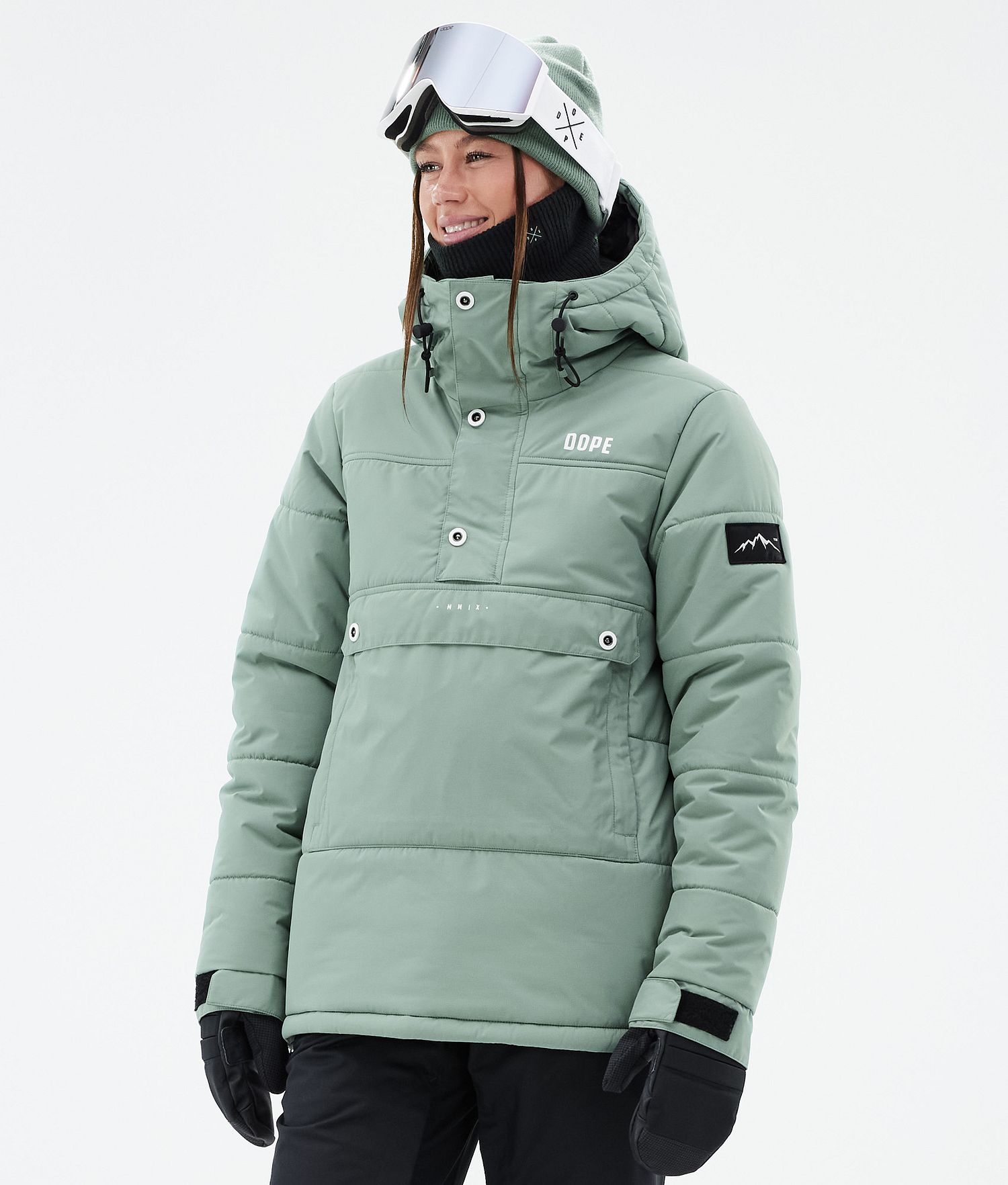 Dope Puffer W Snowboard Jacket Women Faded Green Dope Puffer W Snowboard Jacket Women Faded Green