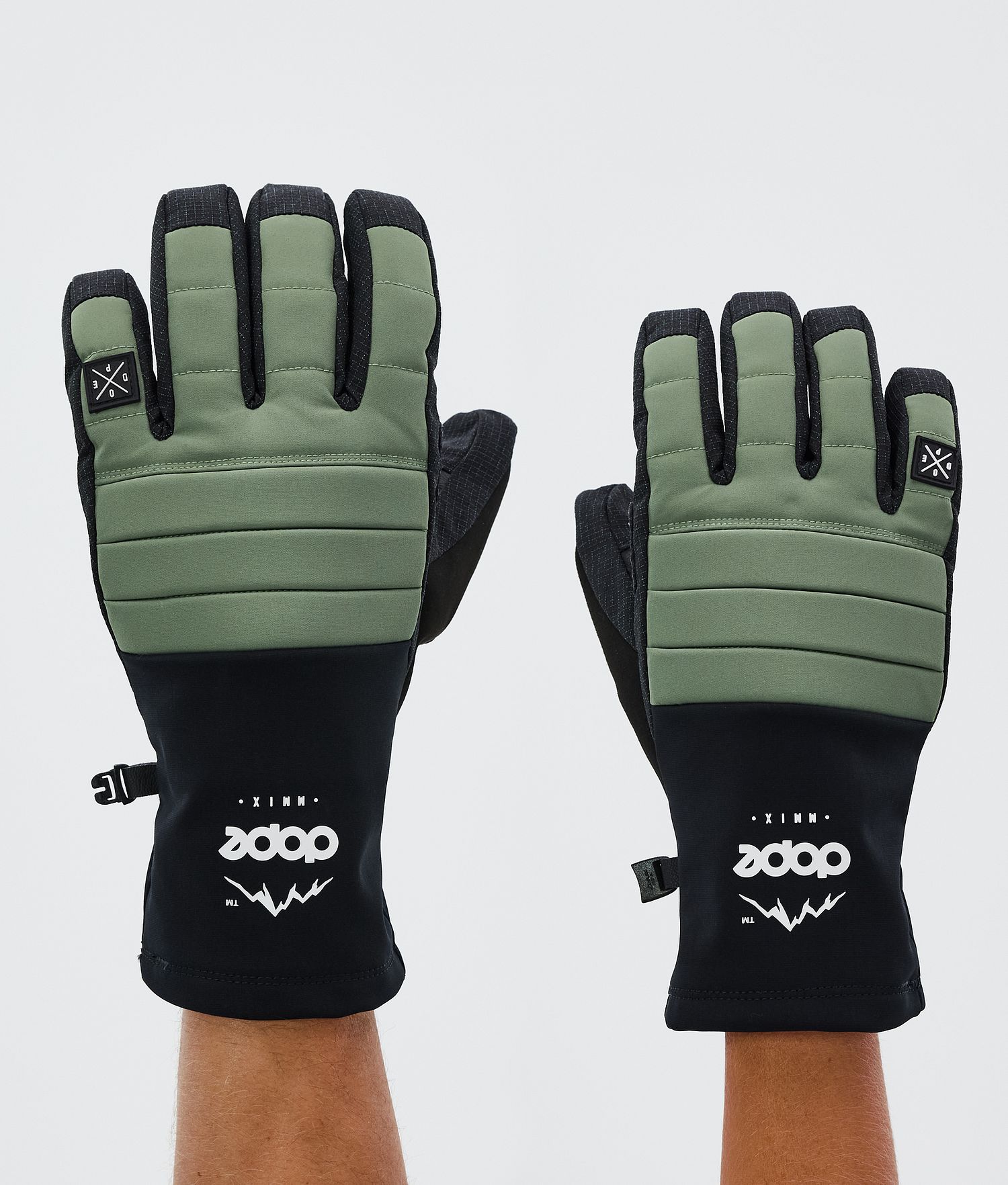 Dope Ace 24 Ski Gloves Moss Green