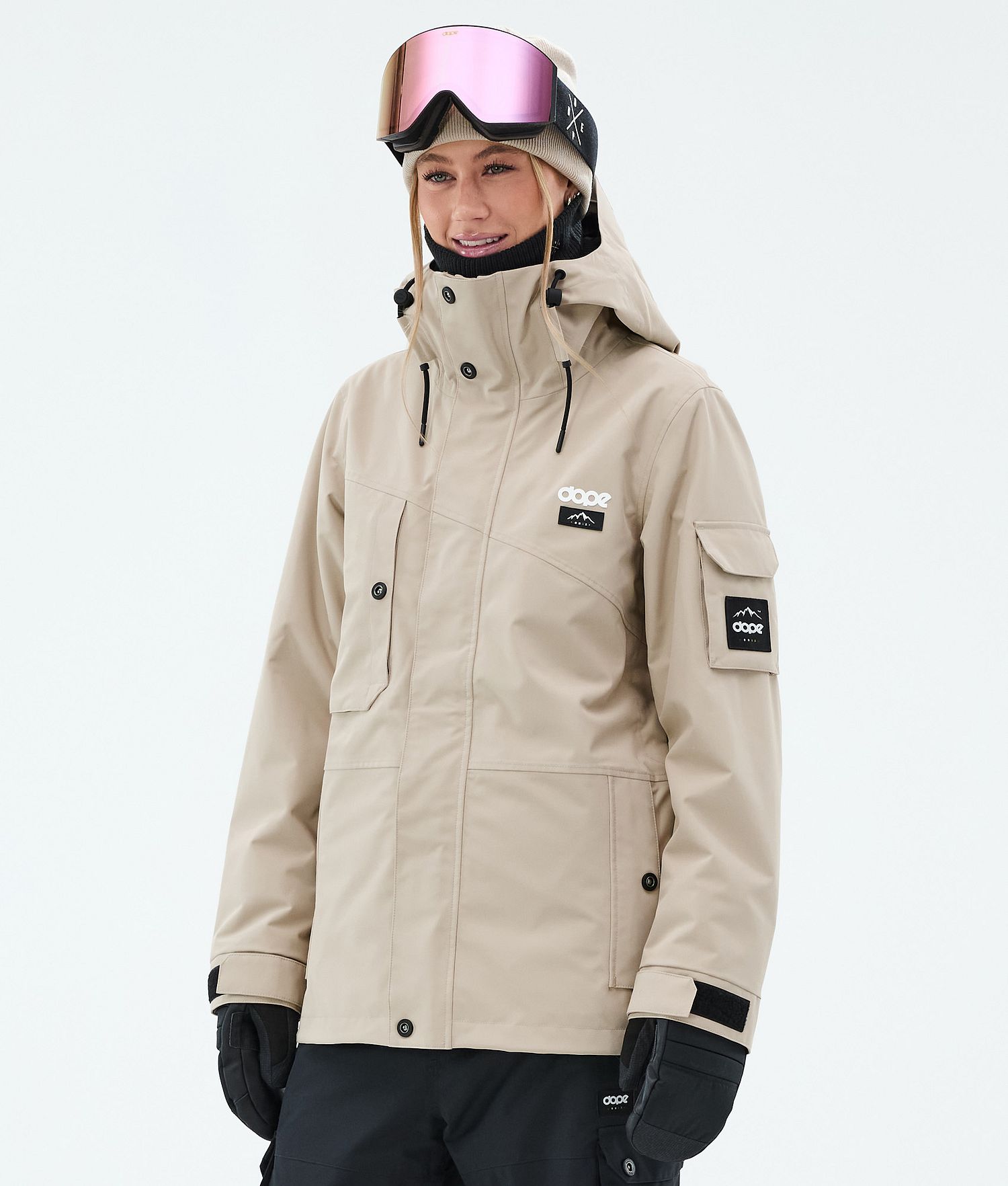 Dope Adept W Ski Jacket Women Sand