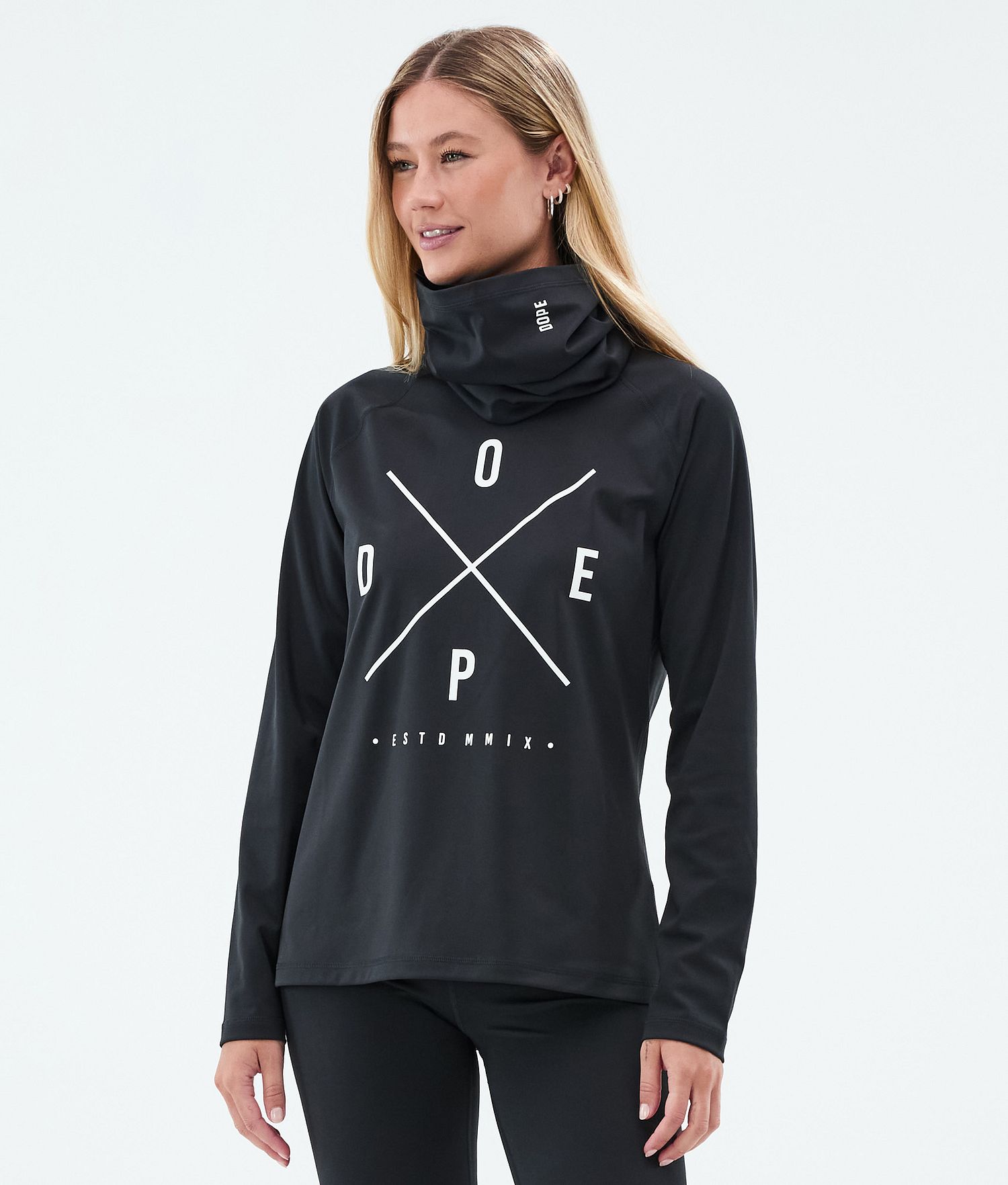 Dope Snuggle W Base Layer Top Women 2X-Up Black Dope Snuggle W Base Layer Top Women 2X-Up Black