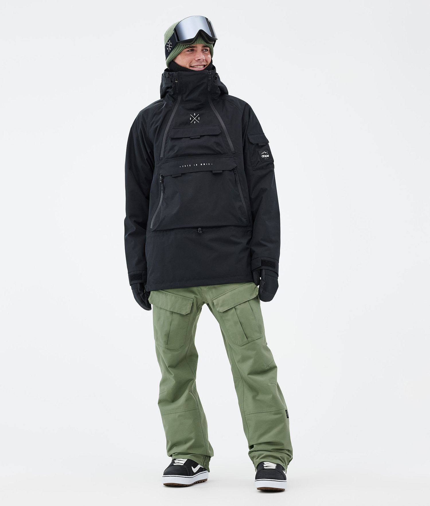 Dope Antek Snowboard Pants Men Moss Green