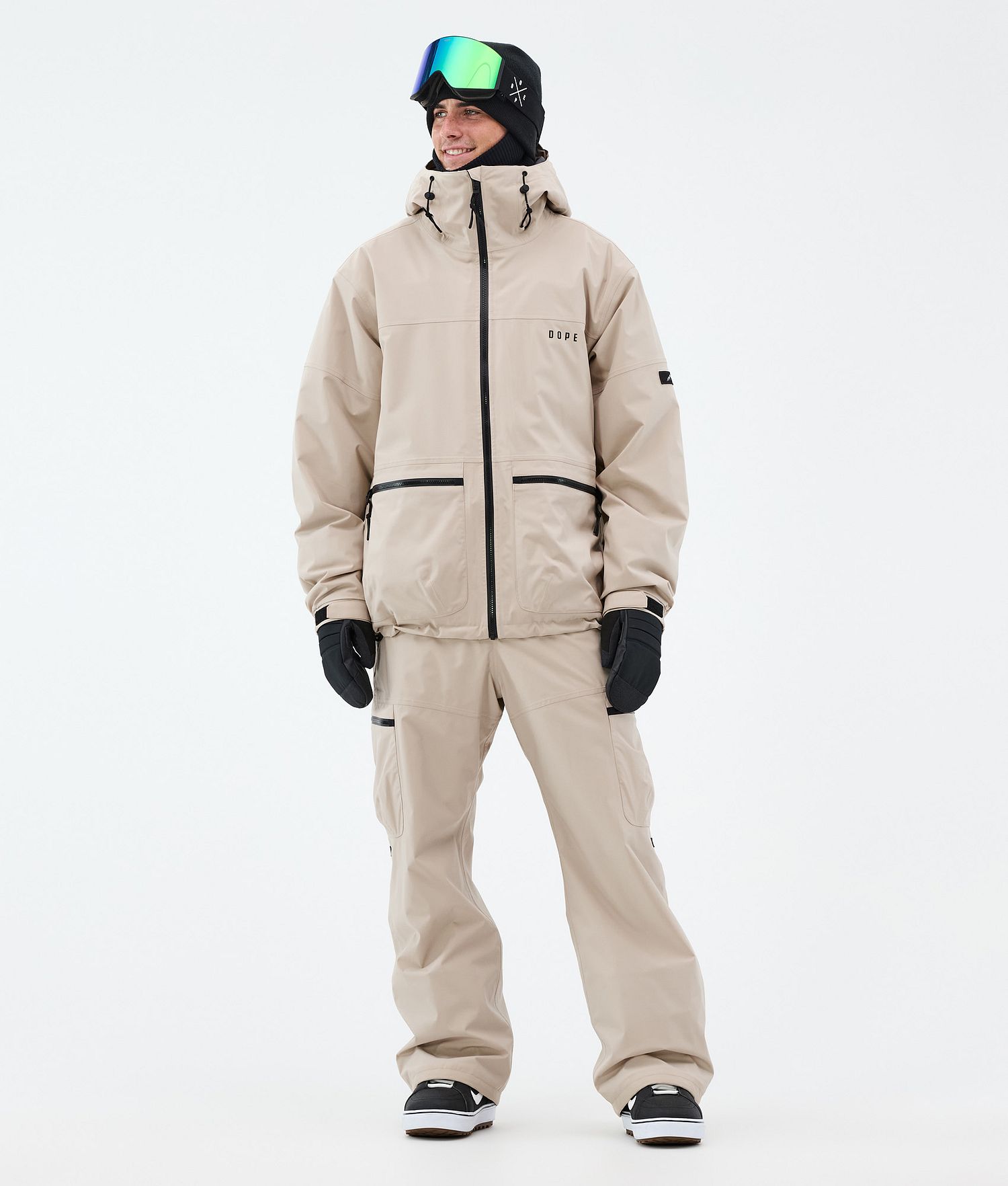 Dope Vertex Snowboard Jacket Men Sand