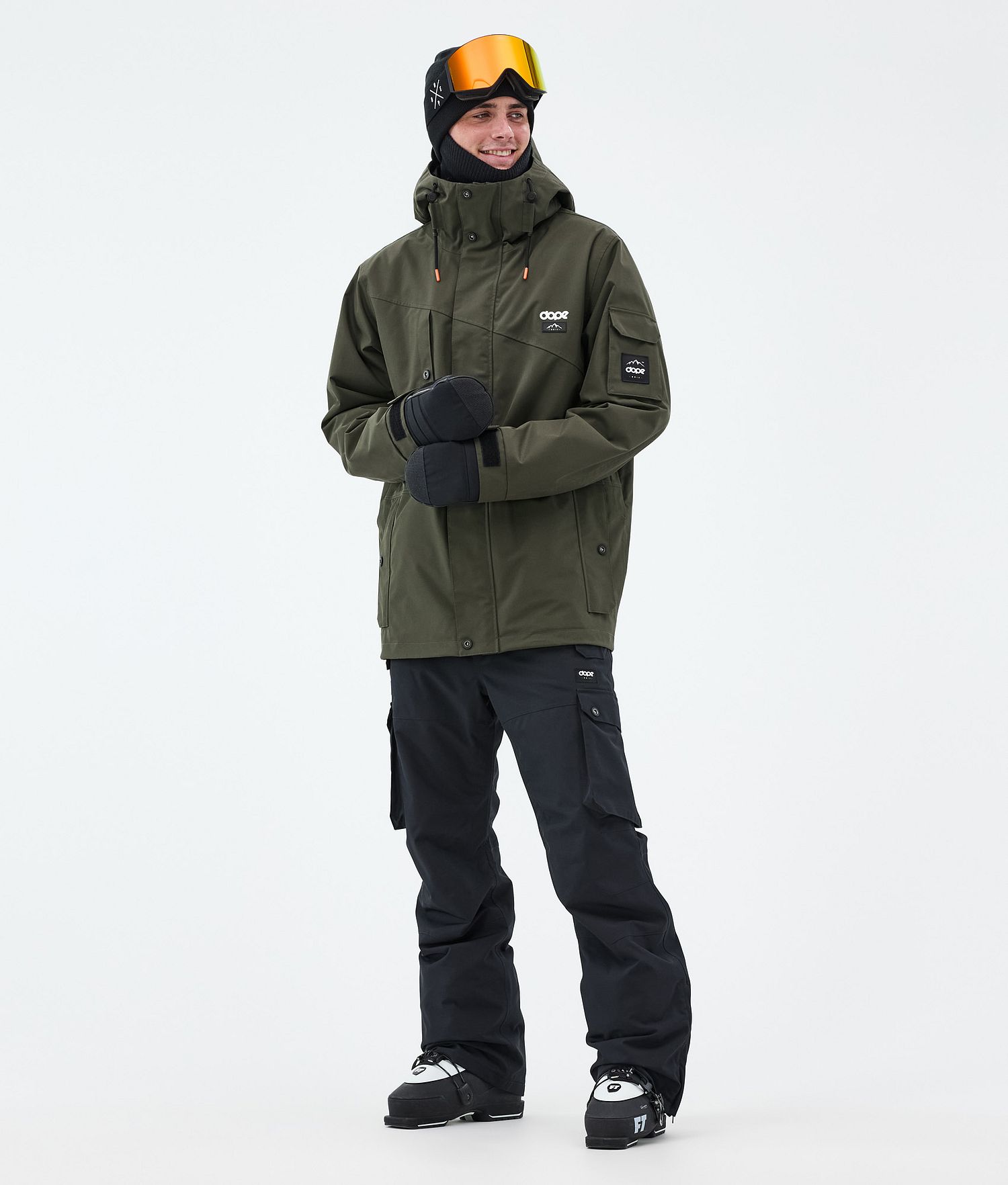 Dope Adept Ski Jacket Men Olive Green