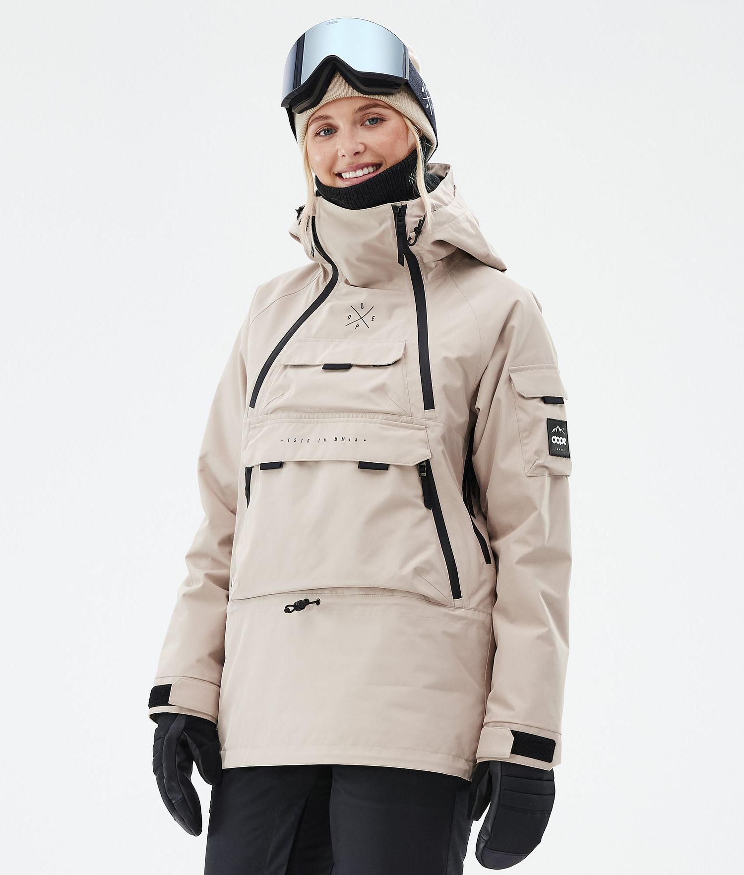 Dope Akin W Snowboard Jacket Women Sand Dope Akin W Snowboard Jacket Women Sand