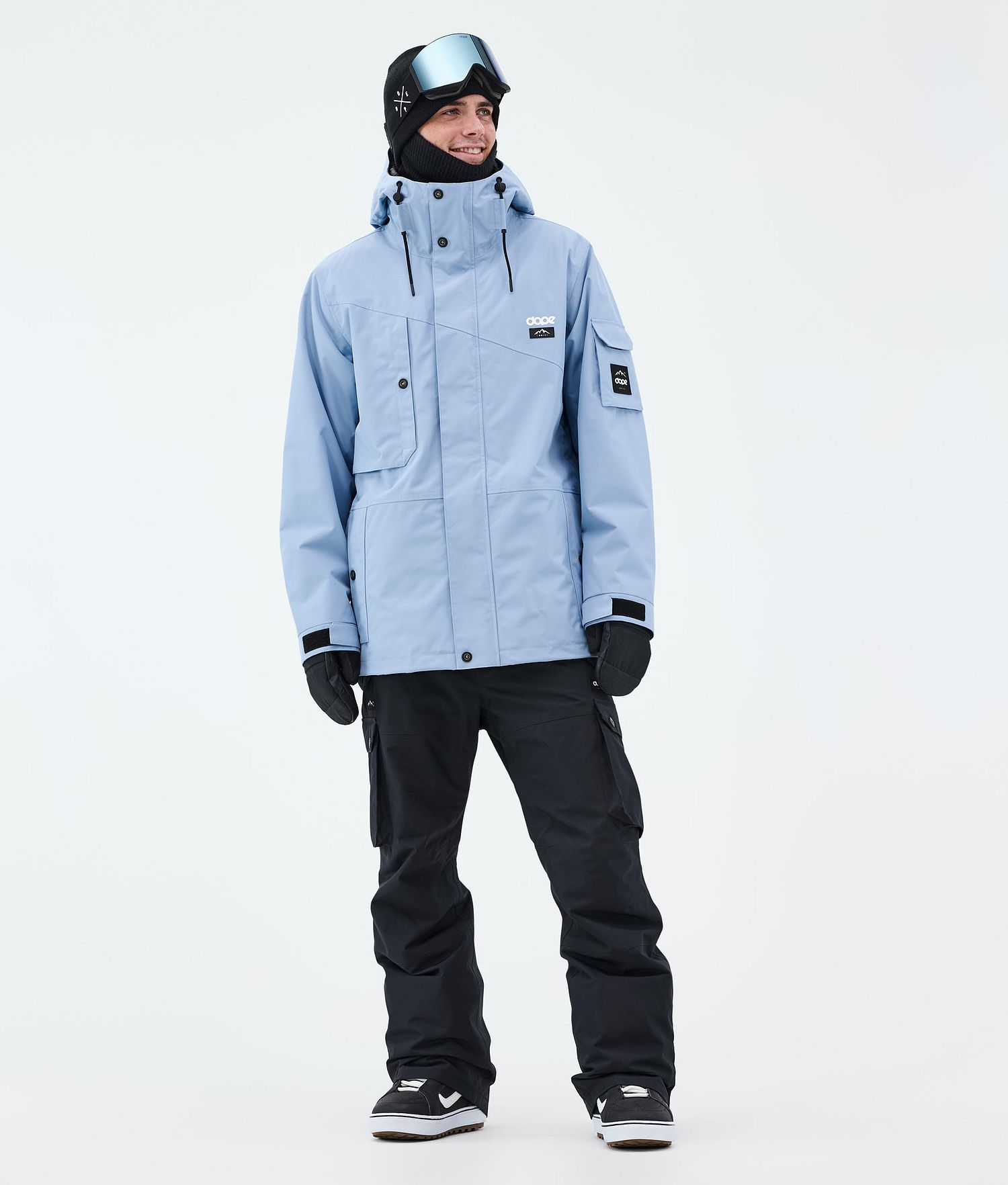 Dope Adept Snowboard Jacket Men Light Blue