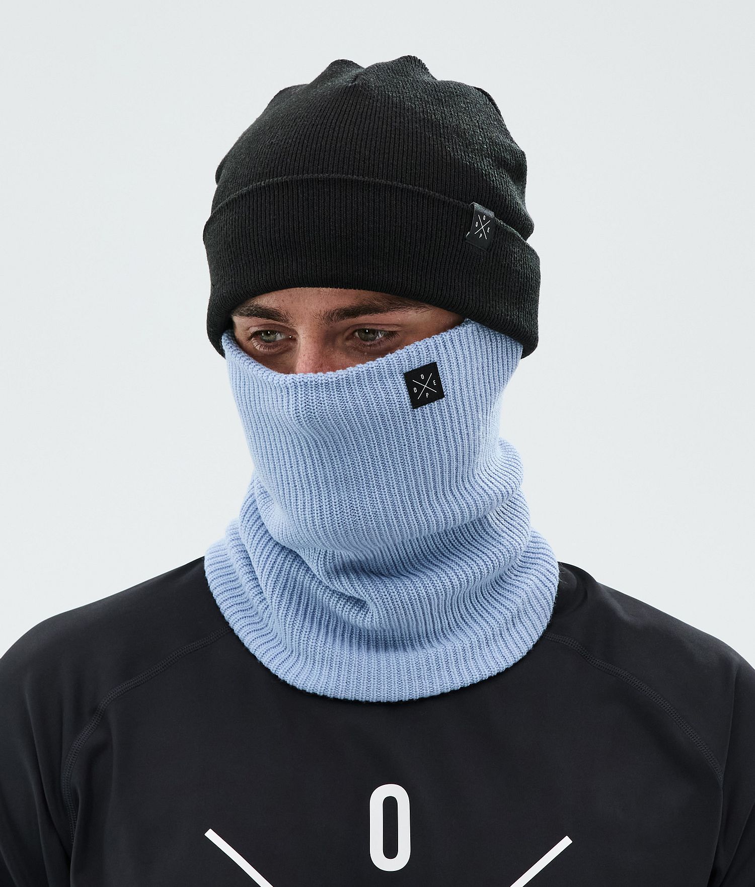 Dope 2X-Up Knitted Facemask Light Blue
