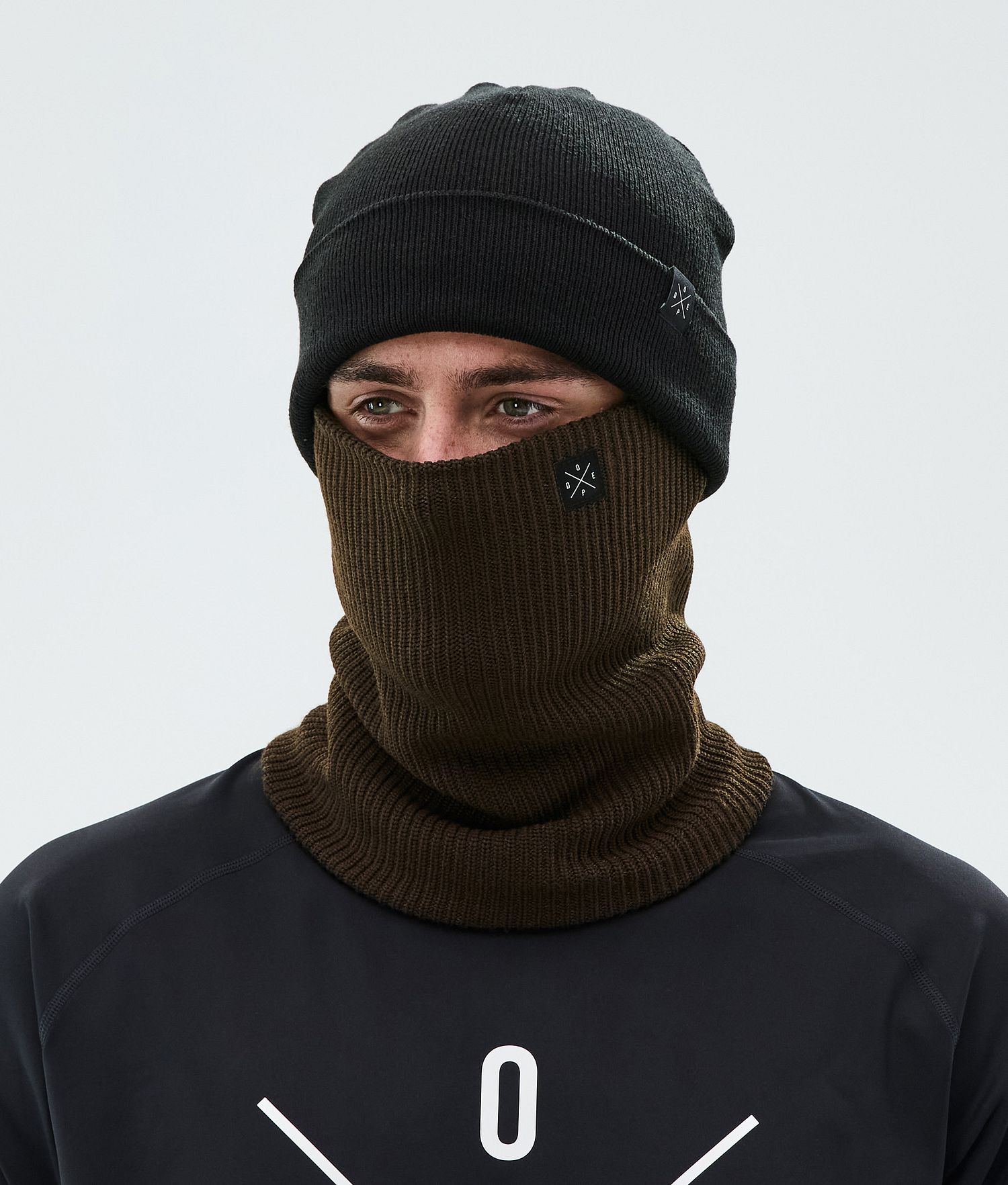 Dope 2X-Up Knitted Facemask Dark Brown