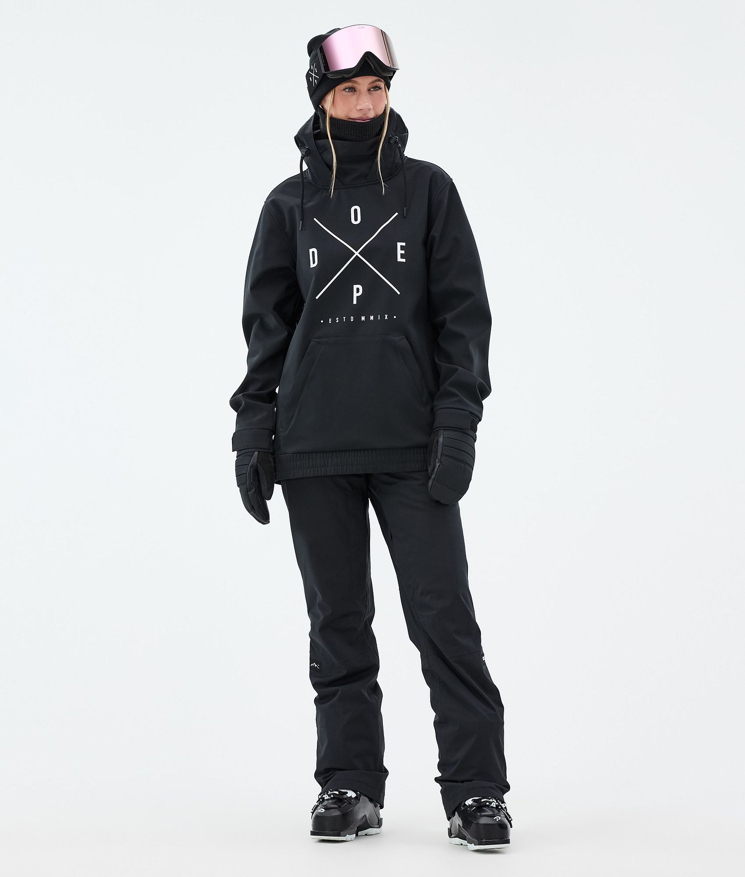 Dope Yeti W Ski Jacket Women 2X-Up Black