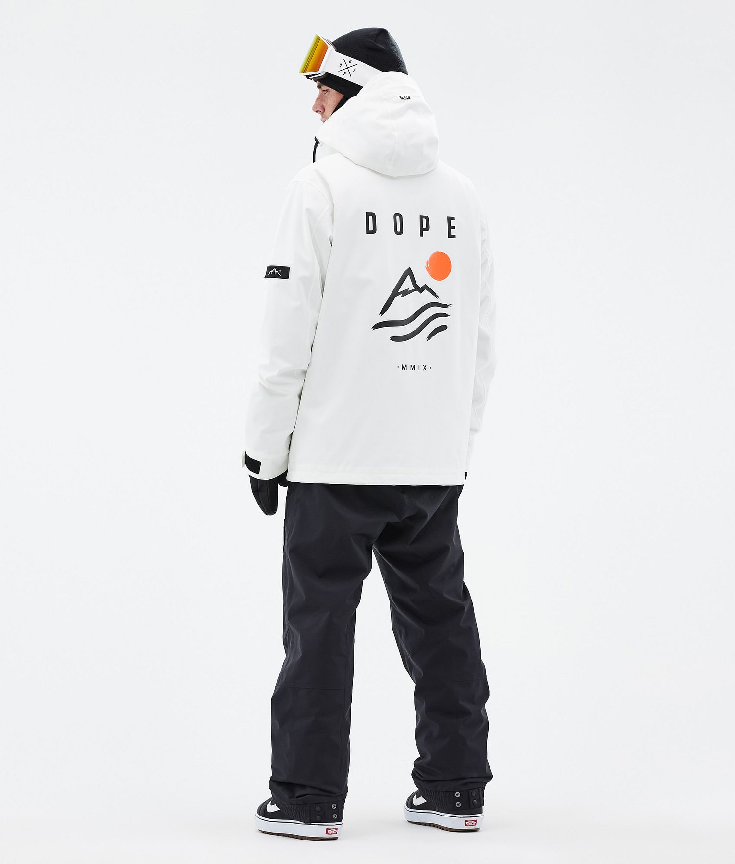 Dope Blizzard Snowboard Jacket Men Corduroy Whitish
