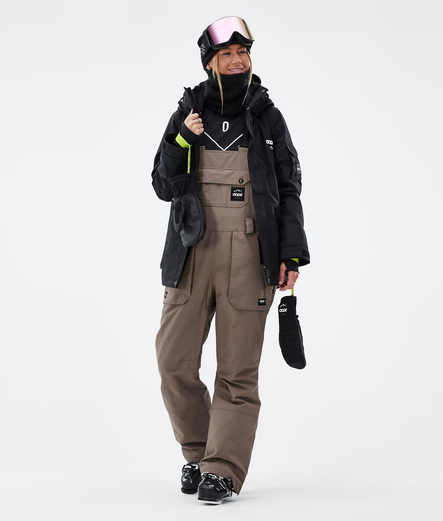 Dope Notorious B.I.B W Ski Pants Women Walnut