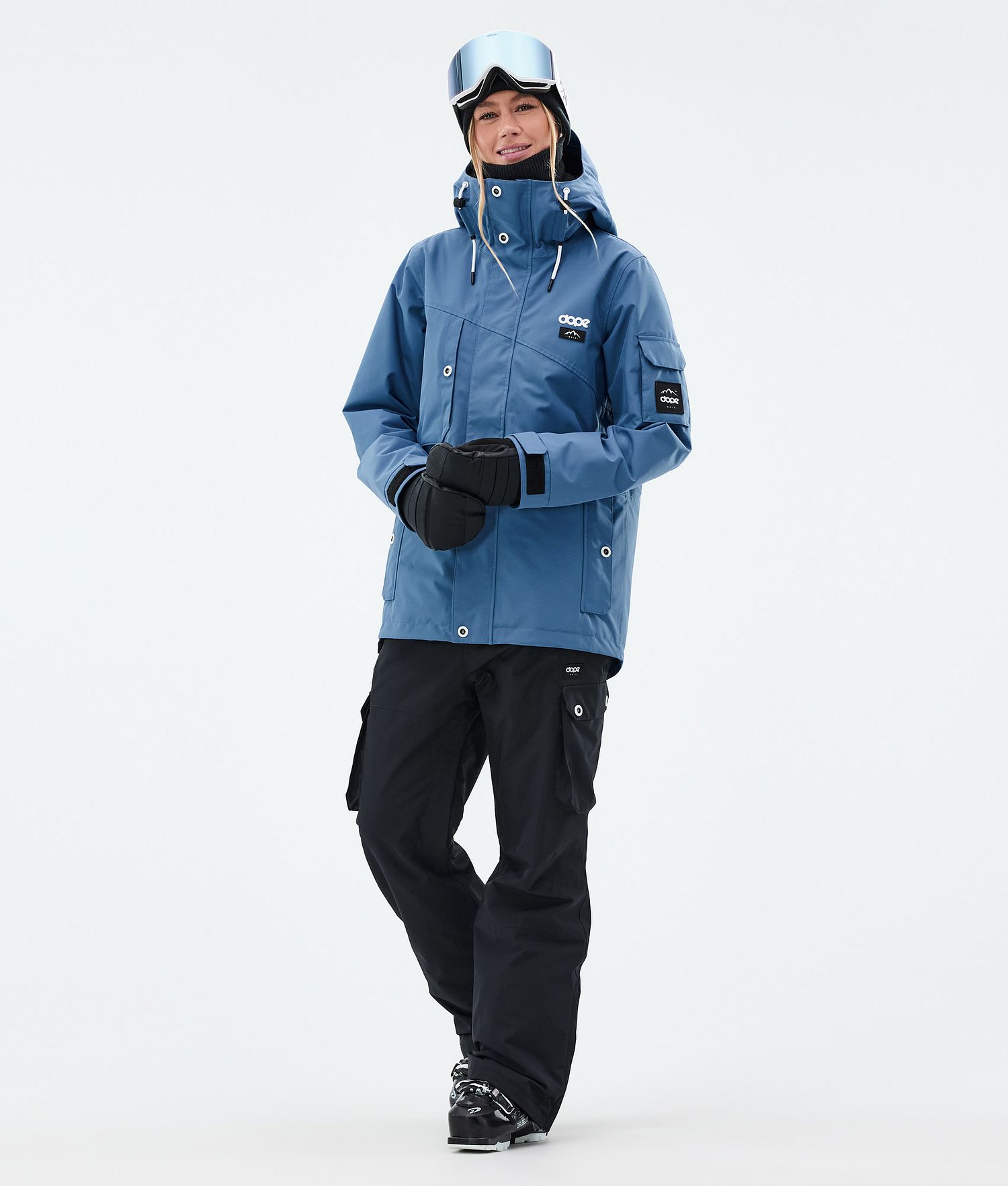 Dope Adept W Ski Jacket Women Blue Steel