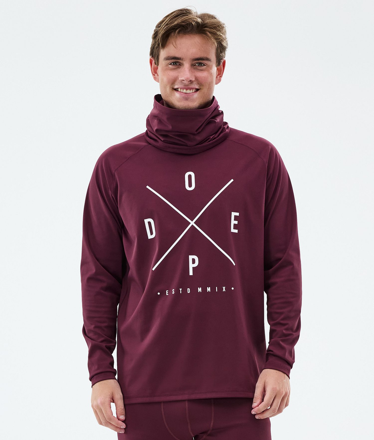 Dope Snuggle Base Layer Top Men 2X-Up Burgundy Dope Snuggle Base Layer Top Men 2X-Up Burgundy