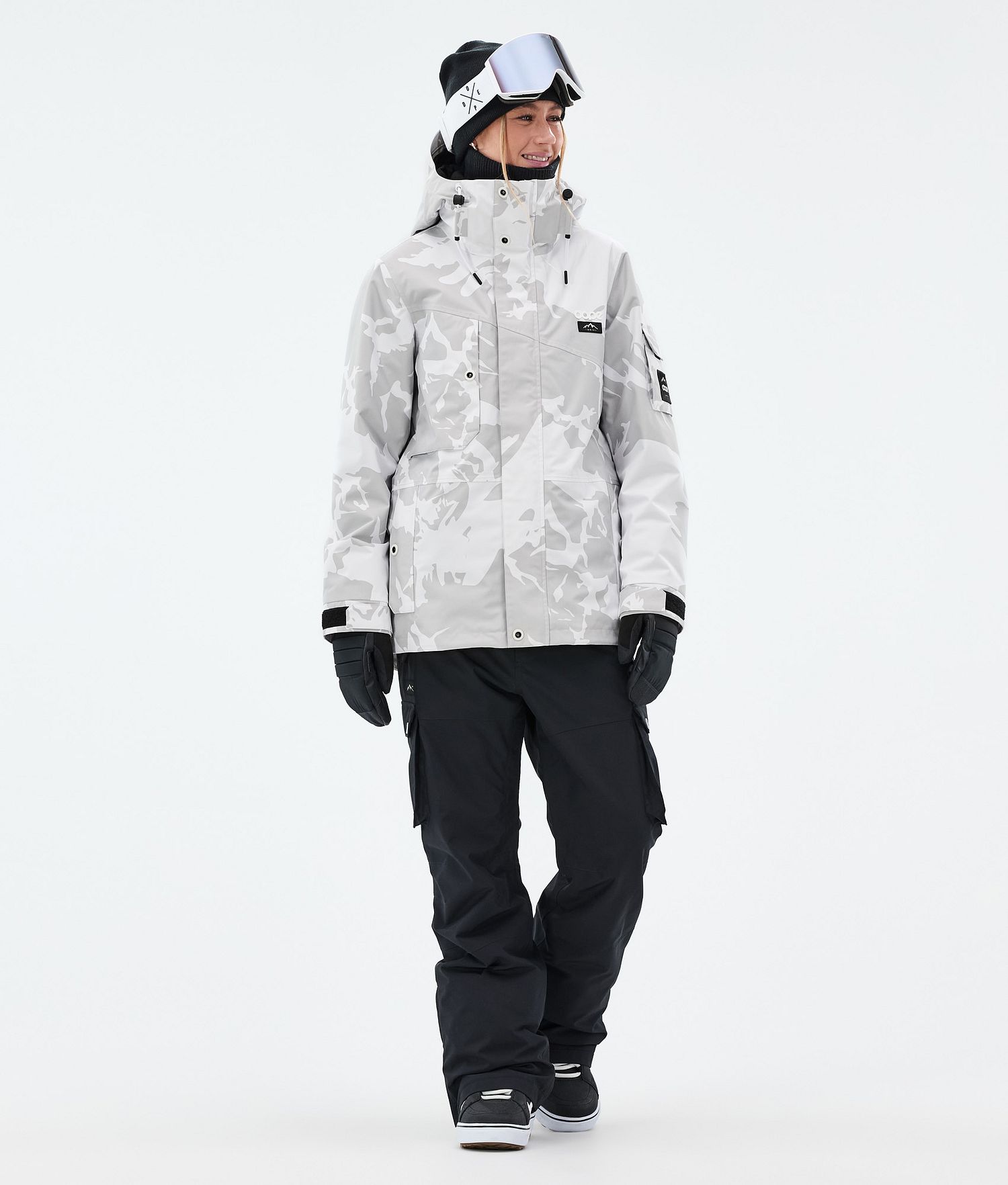 Dope Adept W Snowboard Jacket Women Grey Camo
