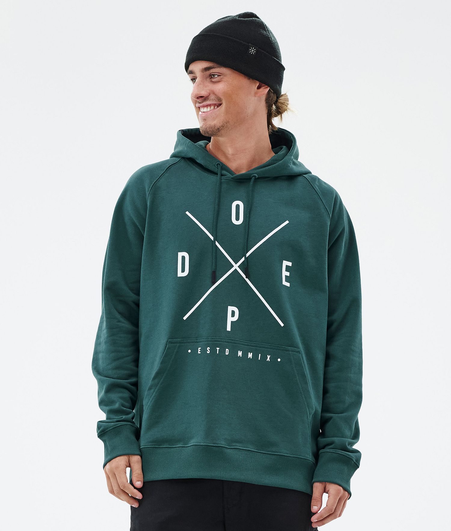 Dope Common Hoodie Men 2X-Up Bottle Green Dope Common Hoodie Men 2X-Up Bottle Green