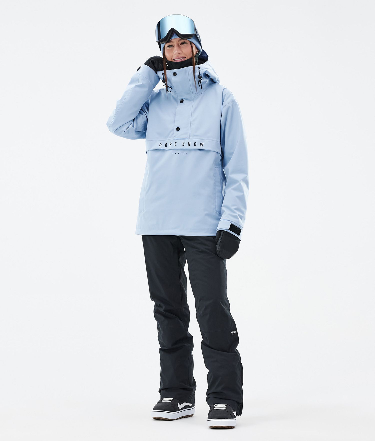 Dope Legacy W Snowboard Outfit Women Light Blue/Black