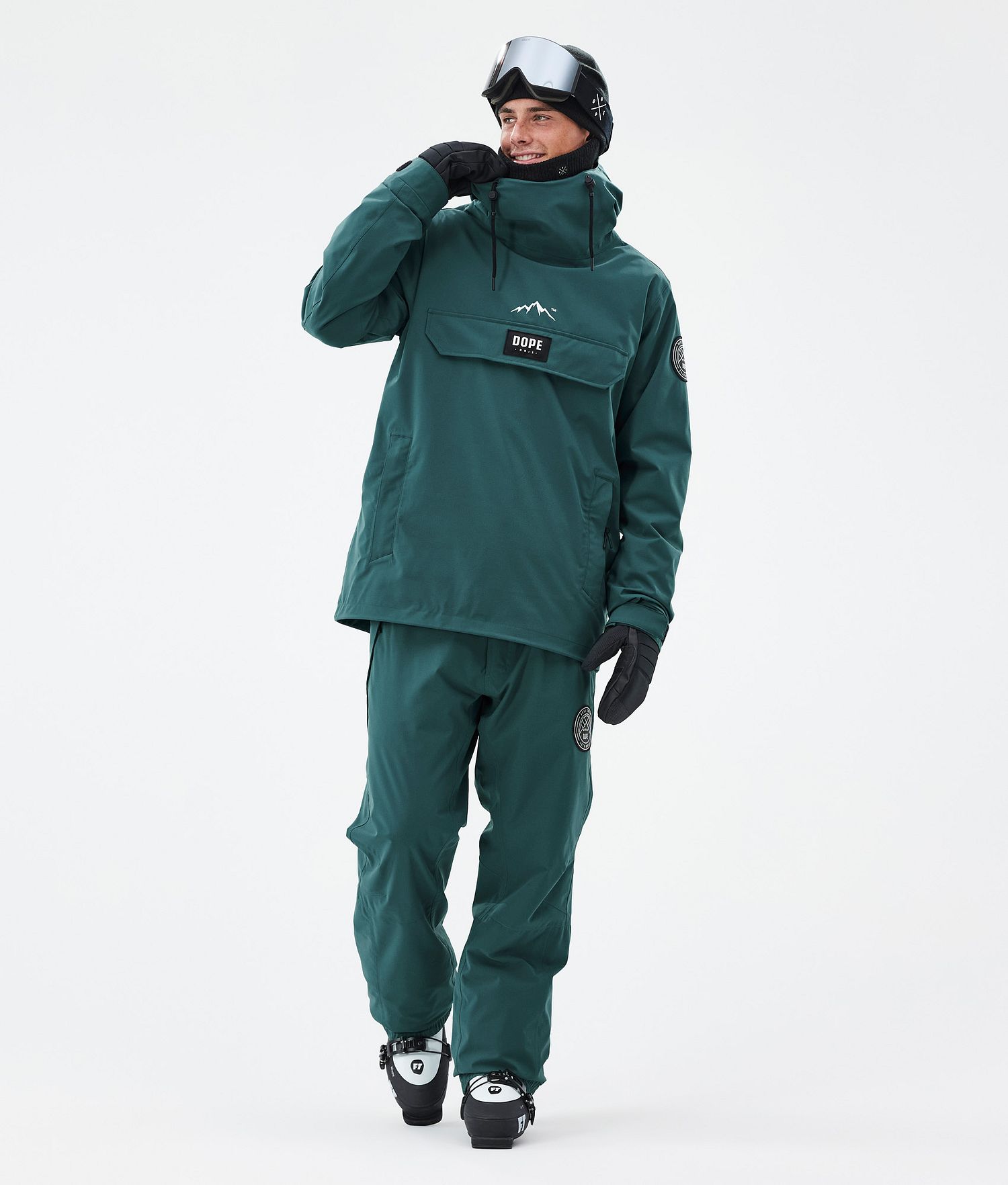 Dope Blizzard 2024 Ski Pants Men Bottle Green