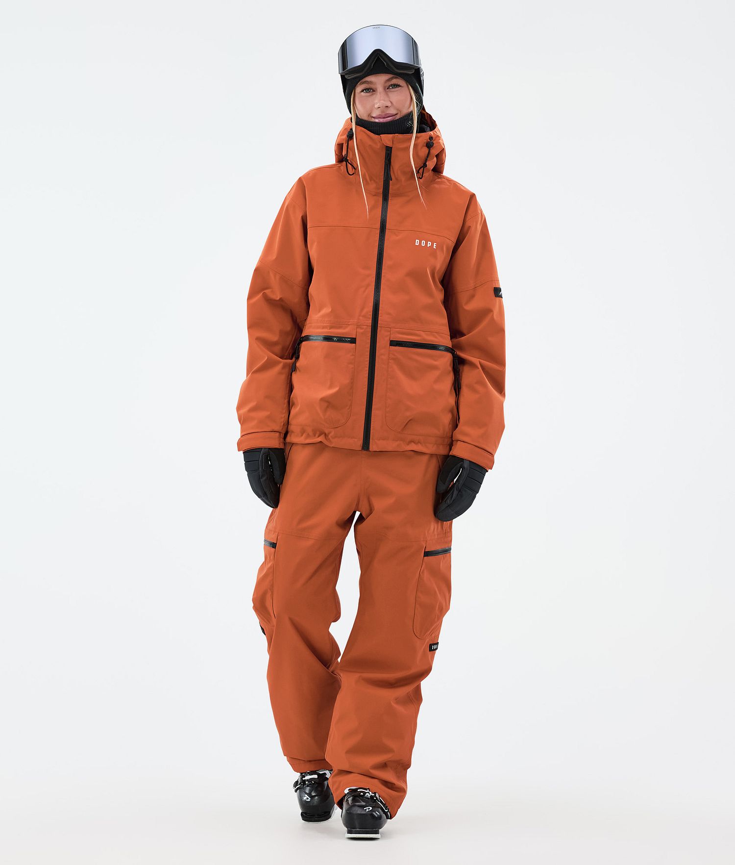 Dope Vertex W Ski Jacket Women Burned Orange