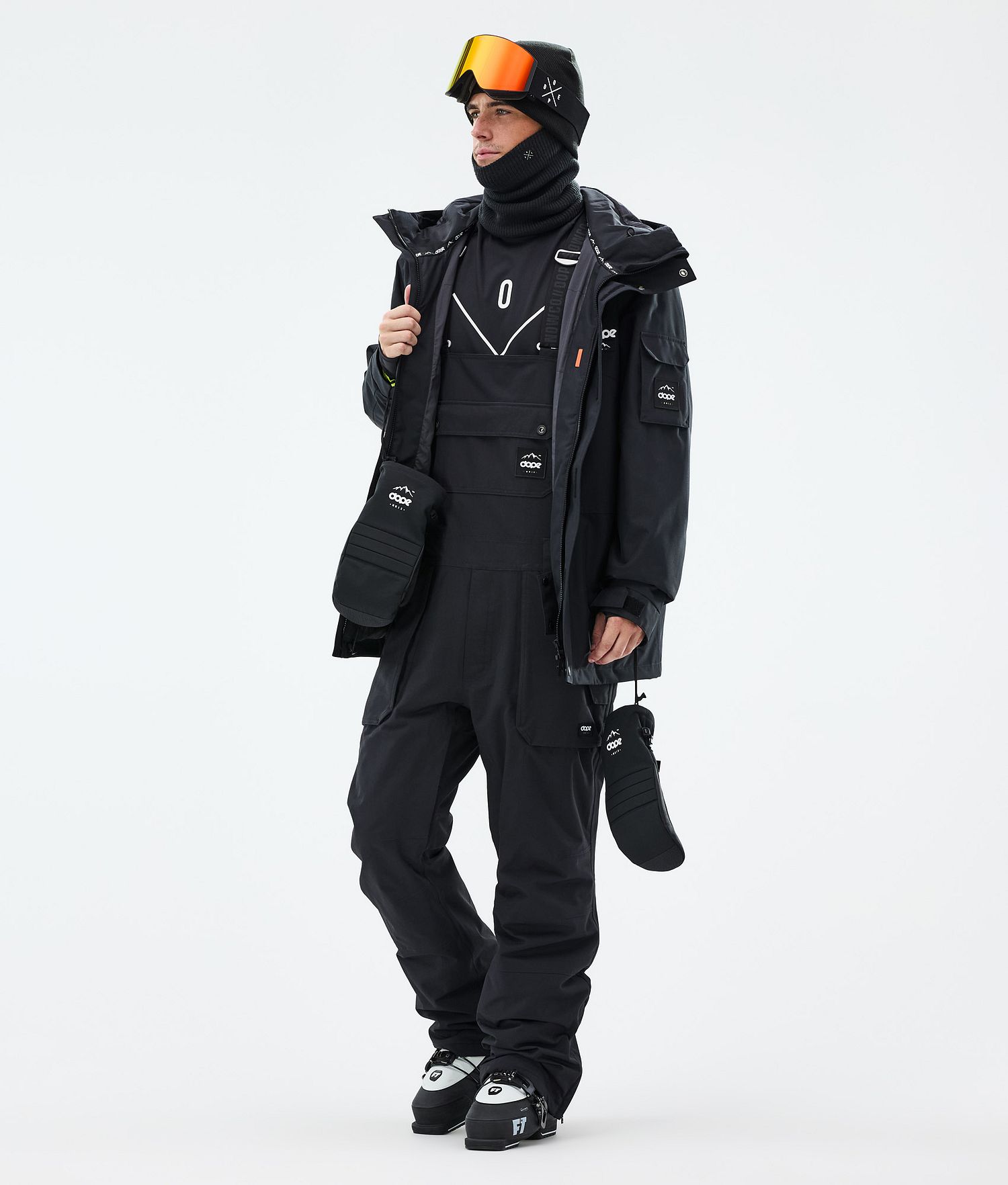 Dope Notorious B.I.B Ski Pants Men Black