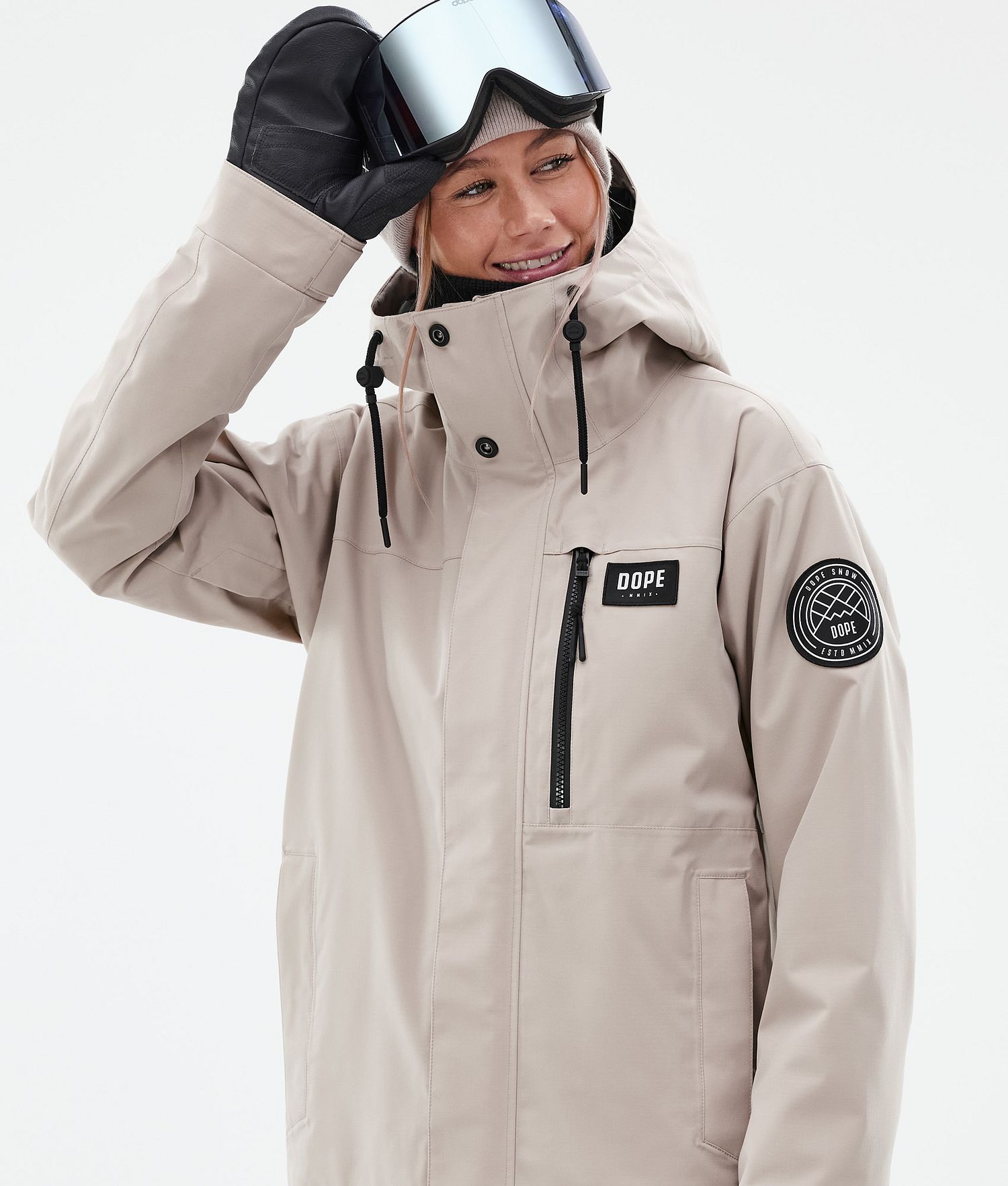 Dope Blizzard W Full Zip 24 Ski Jacket Women Sand