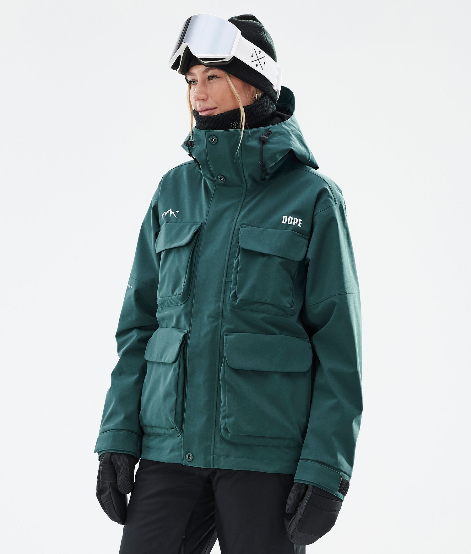 Dope Zenith W Snowboard Jacket Women Bottle Green Dope Zenith W Snowboard Jacket Women Bottle Green