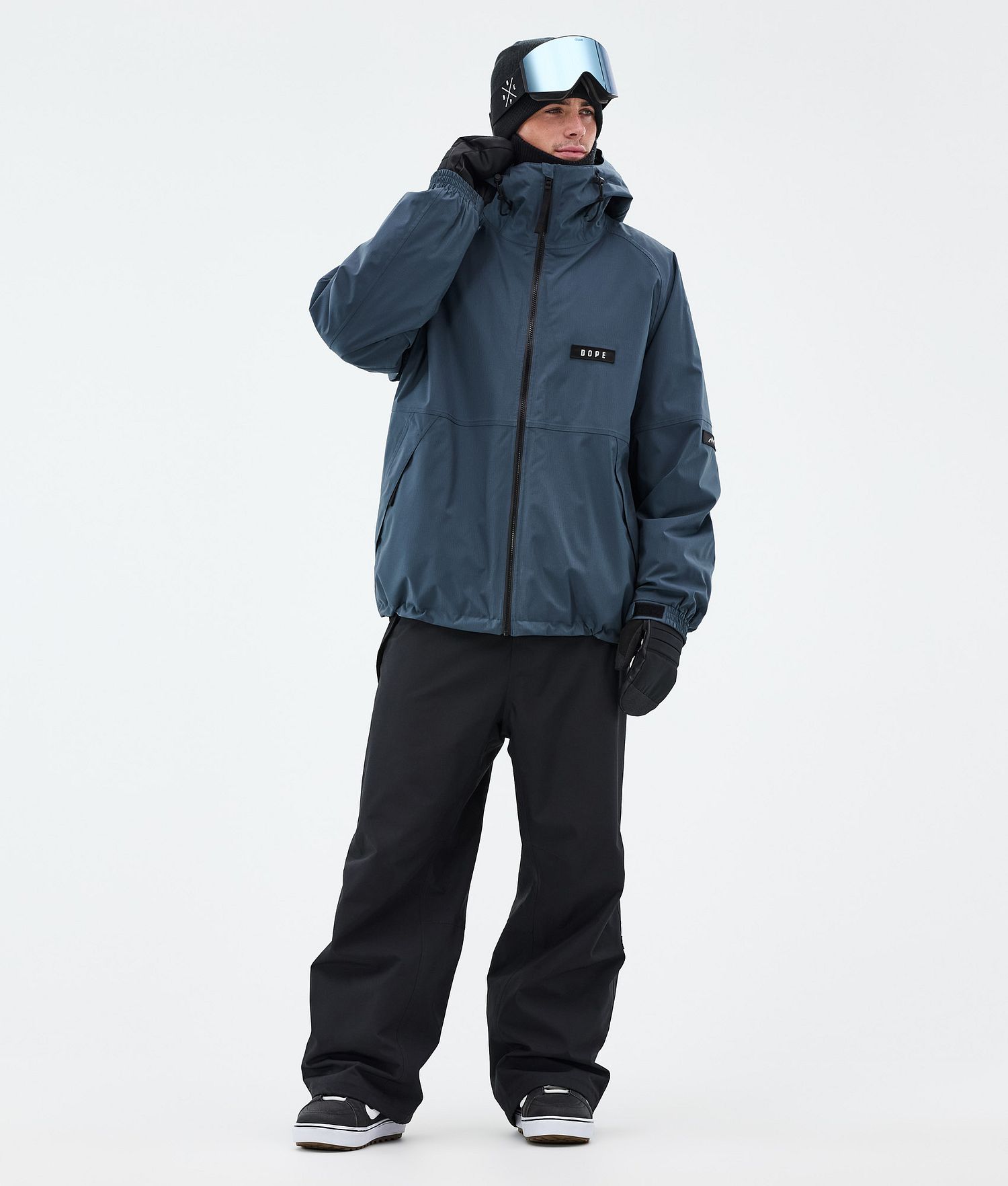 Dope Spartan Snowboard Jacket Men Metal Blue