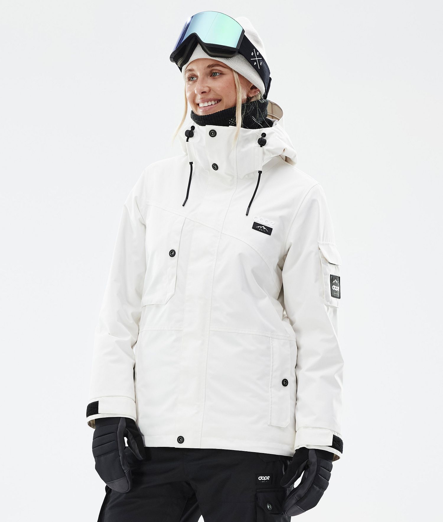 Dope Adept W Snowboard Jacket Women Old White Dope Adept W Snowboard Jacket Women Old White