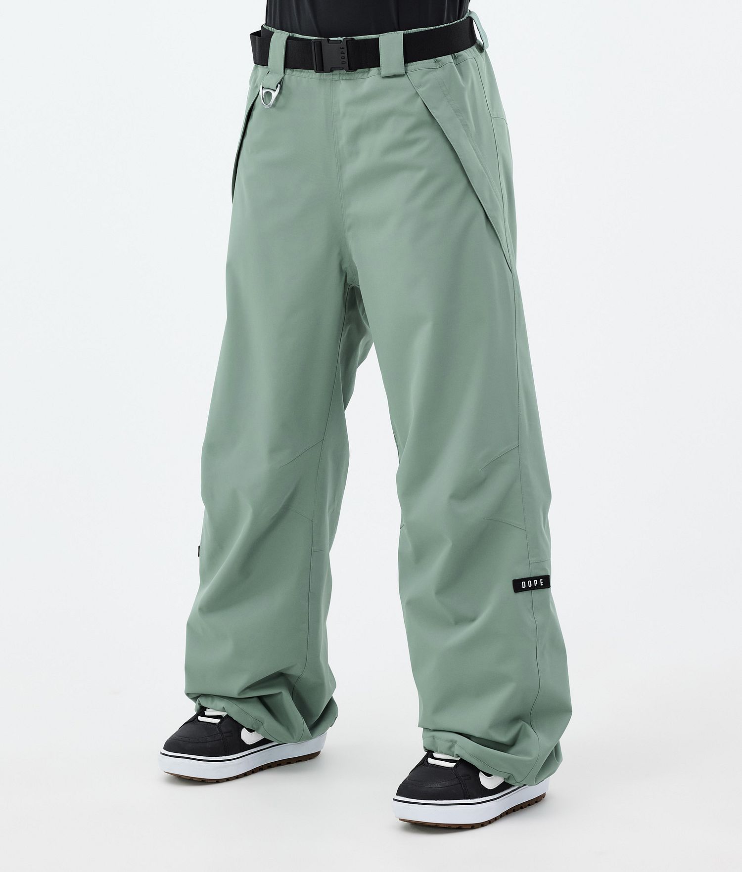 Dope Big W Snowboard Pants Women Faded Green