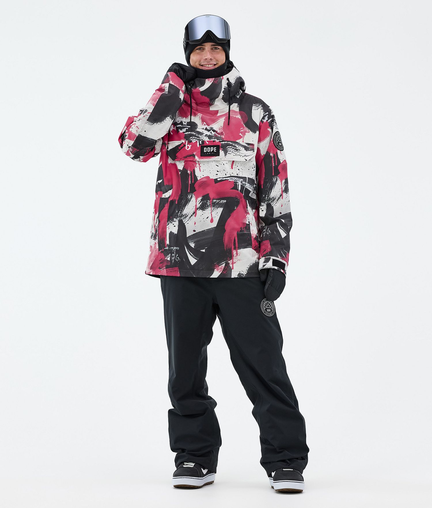 Dope Blizzard Snowboard Outfit Men Doodle/Black