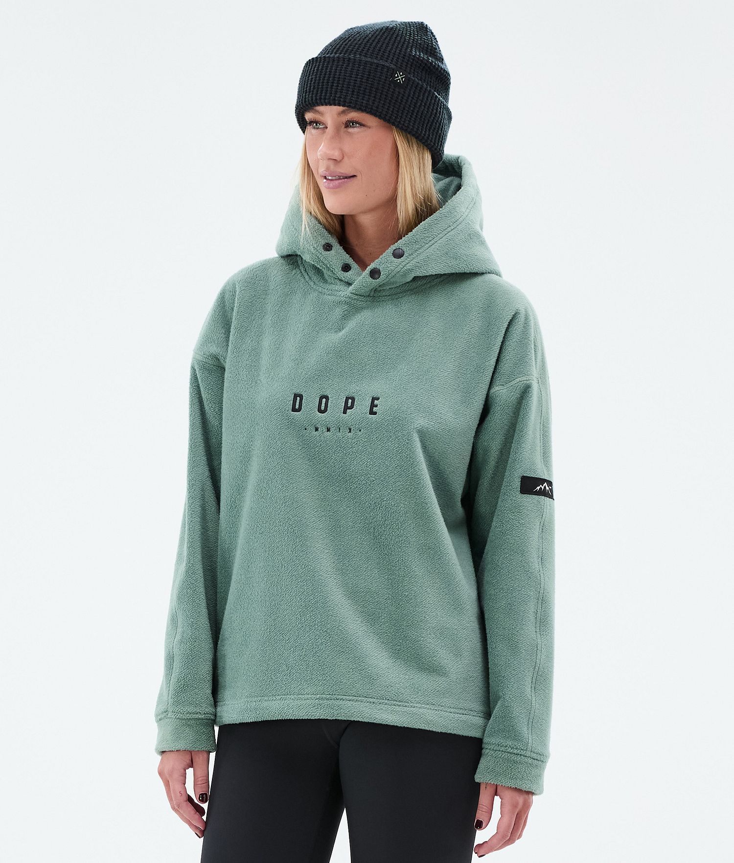 Dope Sublime W Fleece Hoodie Women Faded Green Dope Sublime W Fleece Hoodie Women Faded Green