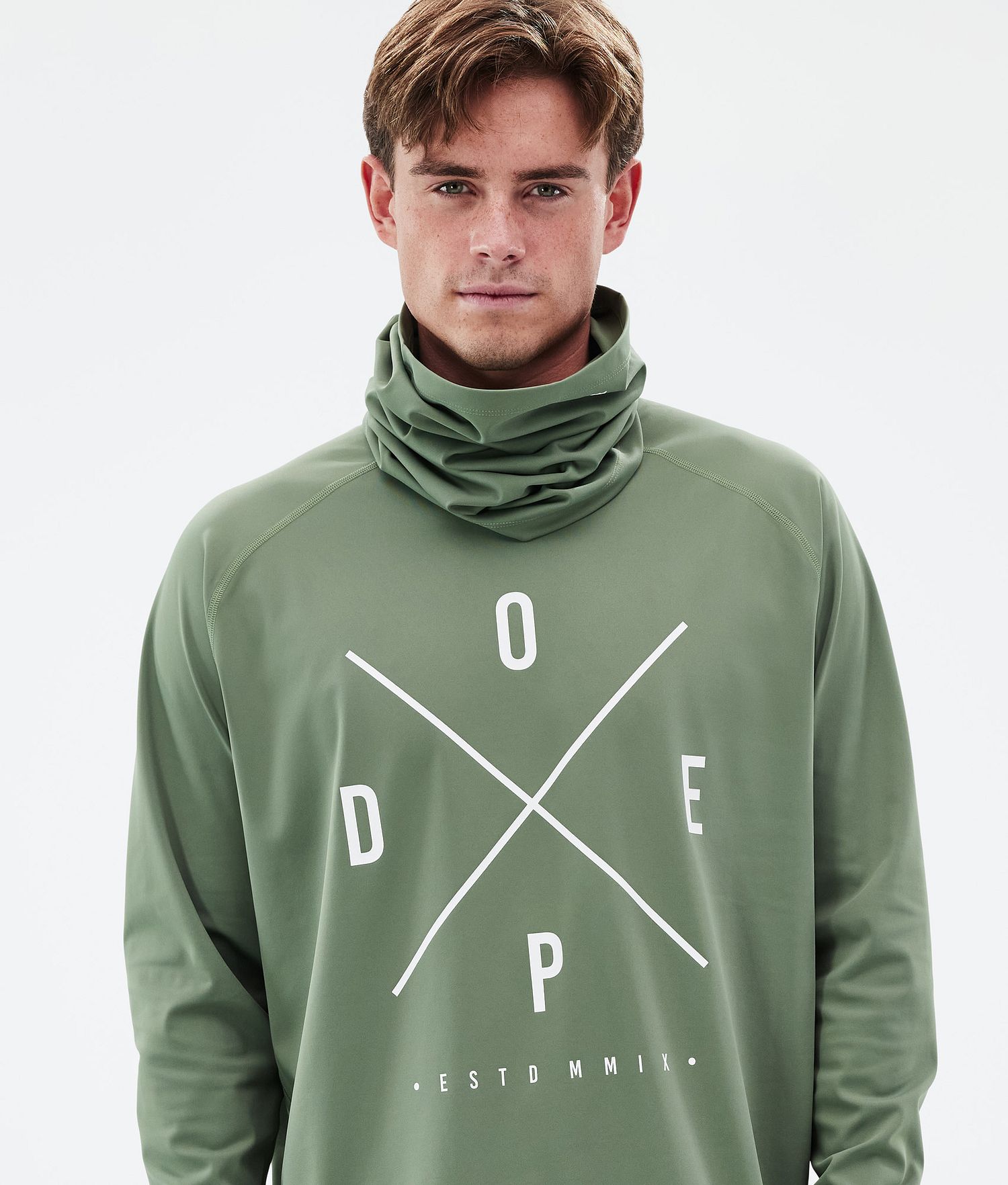 Dope Snuggle Base Layer Top Men 2X-Up Moss Green