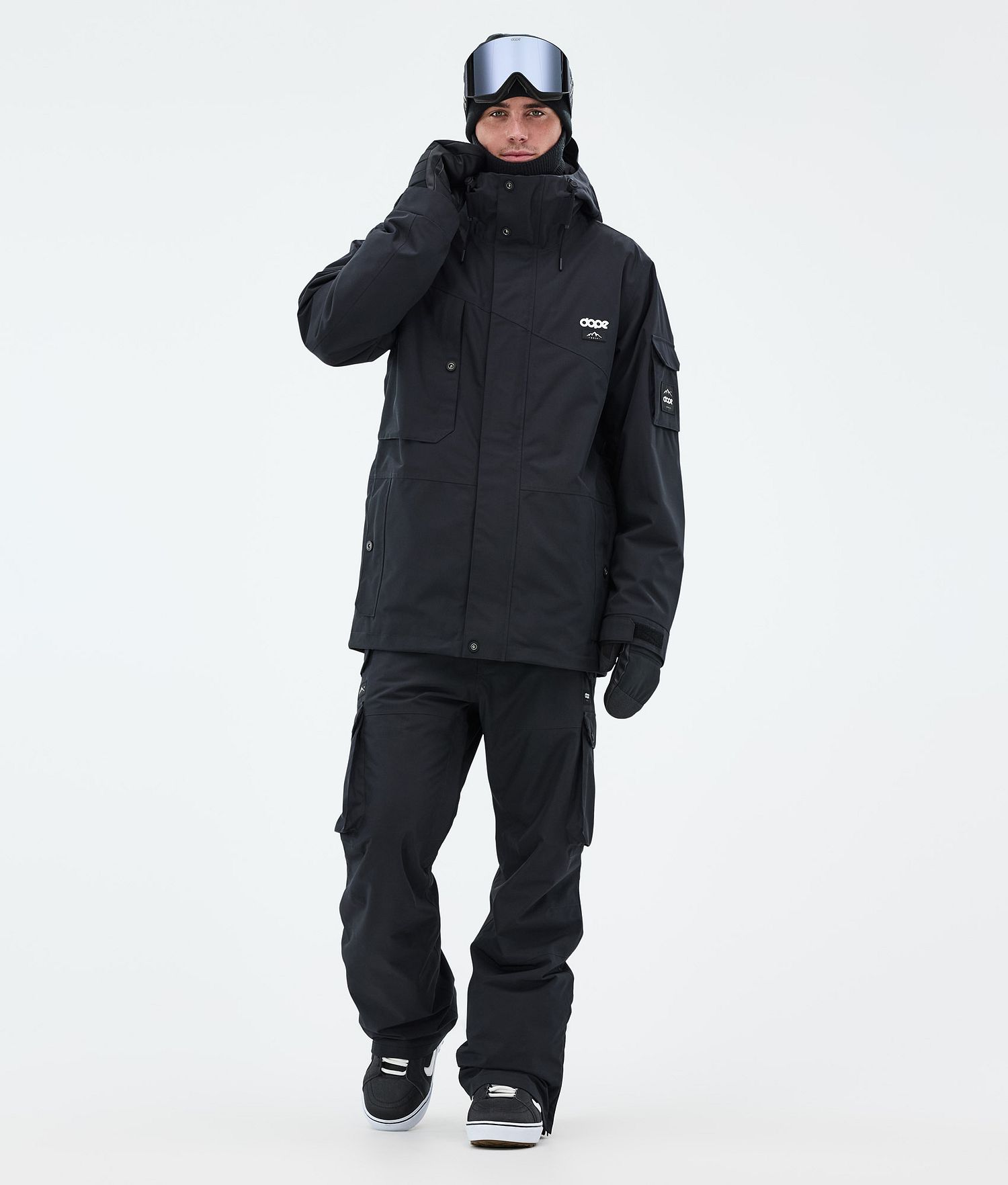 Dope Adept Snowboard Jacket Men Blackout