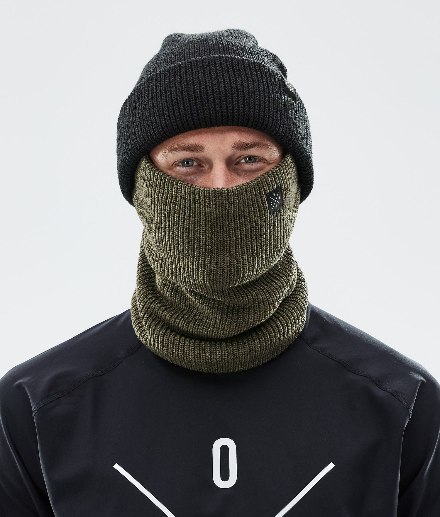 Dope 2X-UP Knitted 22 Facemask Olive Green