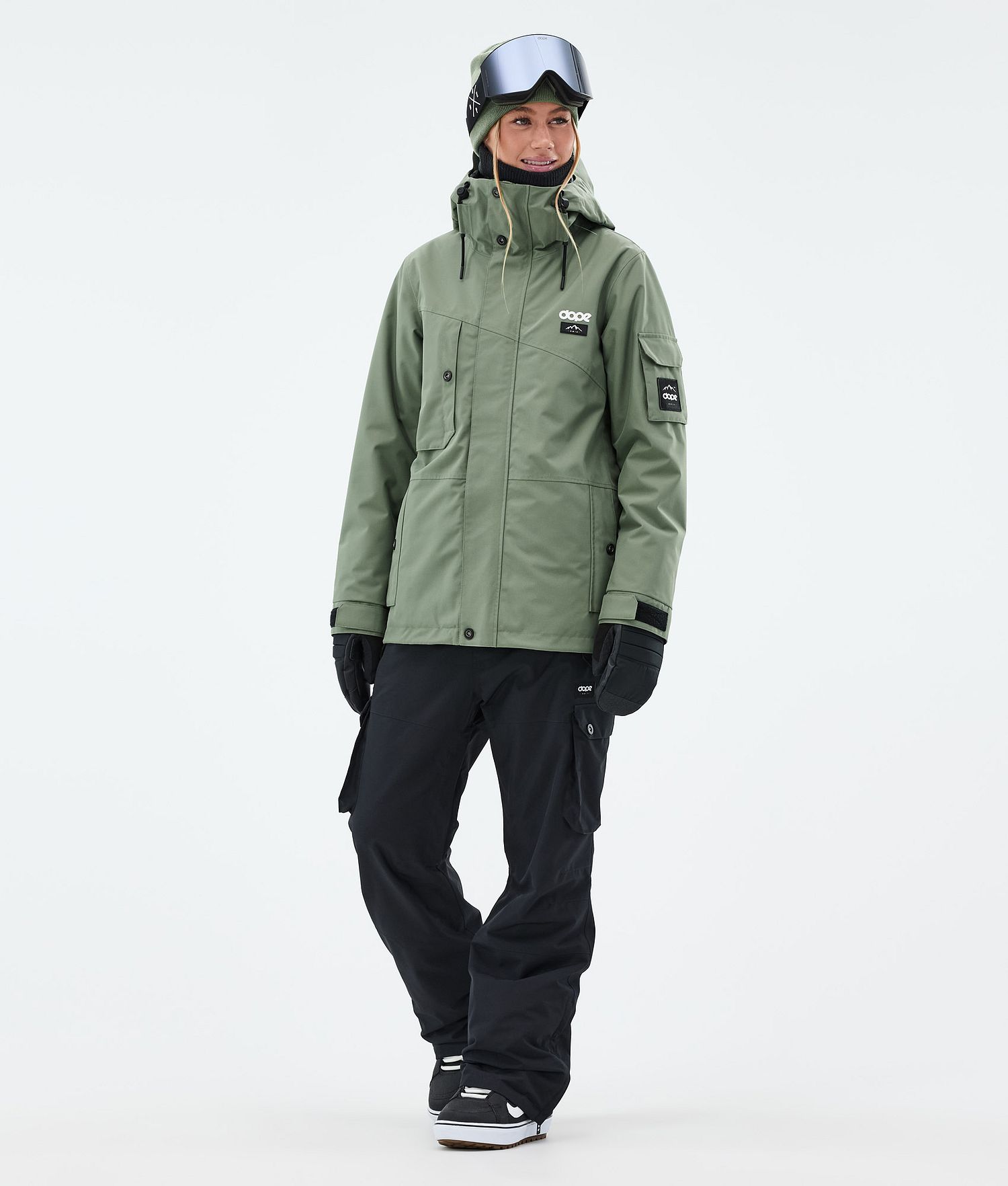 Dope Adept W Snowboard Jacket Women Moss Green