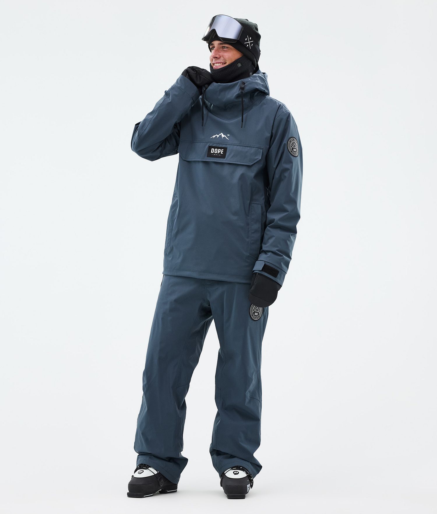 Dope Blizzard Ski Pants Men Metal Blue