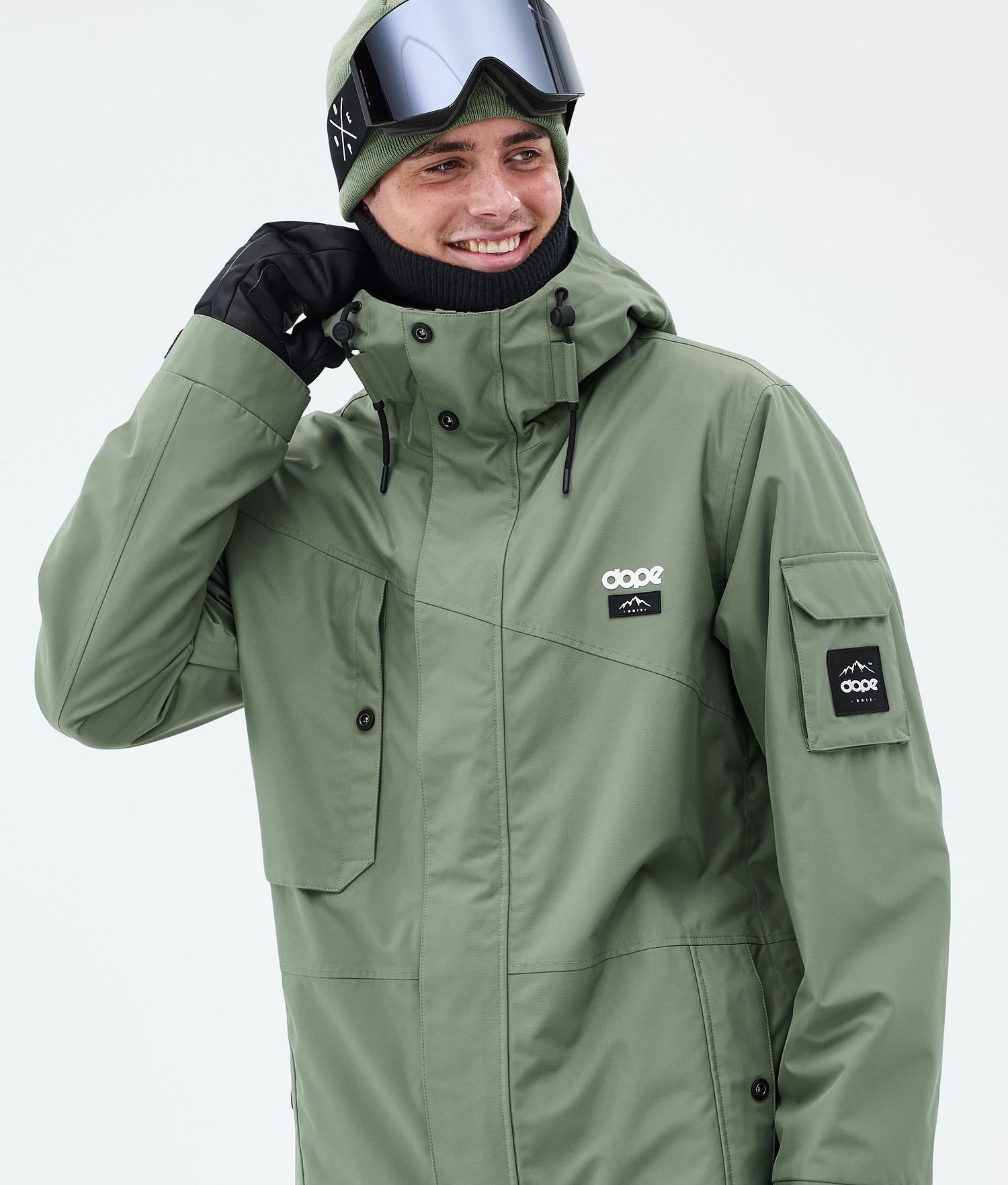 Dope Adept Snowboard Jacket Men Moss Green