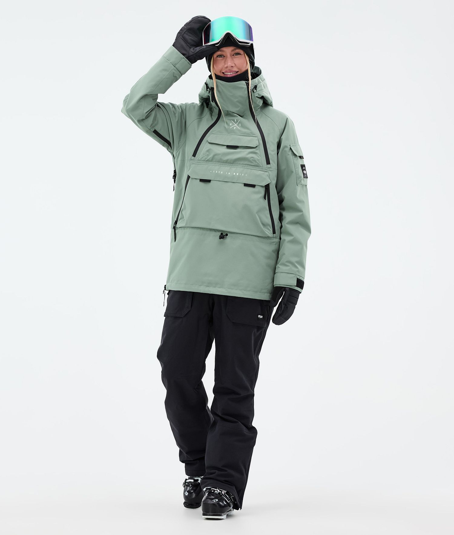 Dope Akin W Ski Jacket Women Faded Green