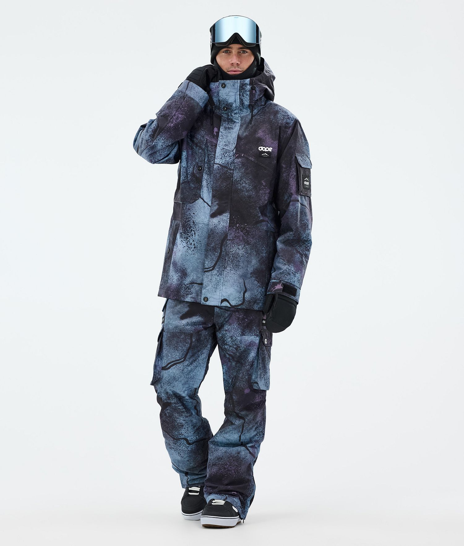 Dope Adept Snowboard Jacket Men Jungle Purple
