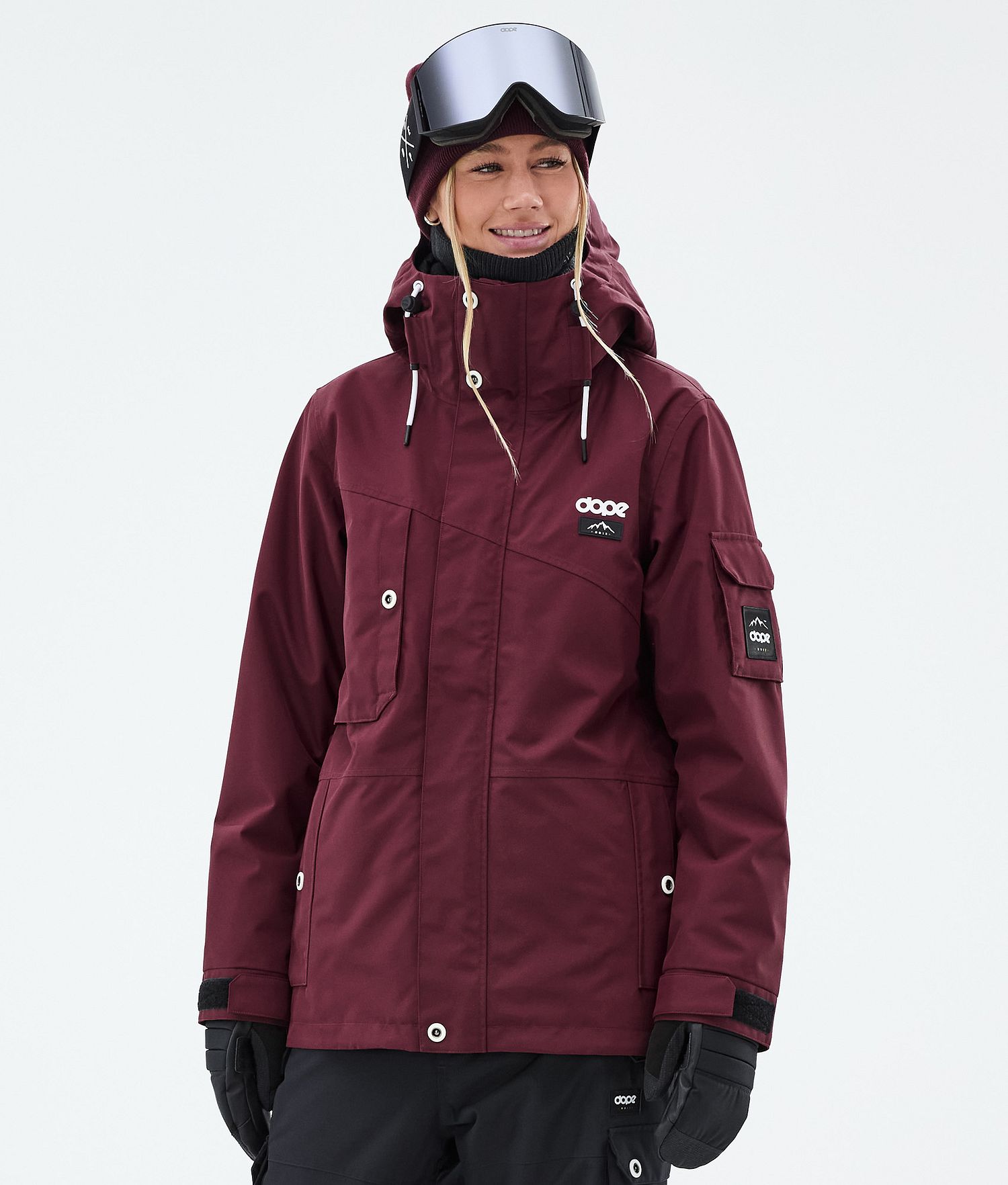 Dope Adept W Snowboard Jacket Women Burgundy