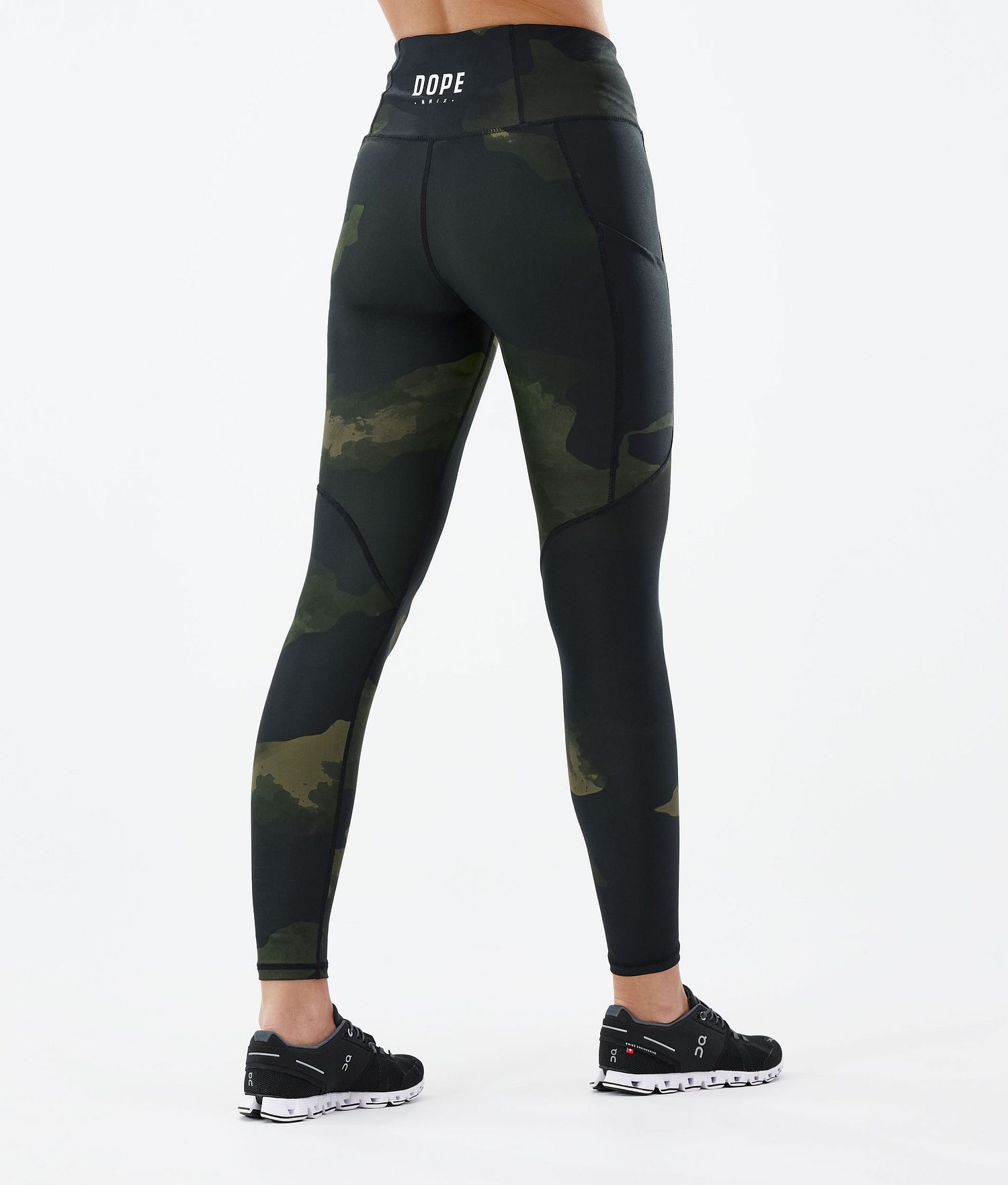 Dope Lofty Tech 22 Leggings Women Green Camo
