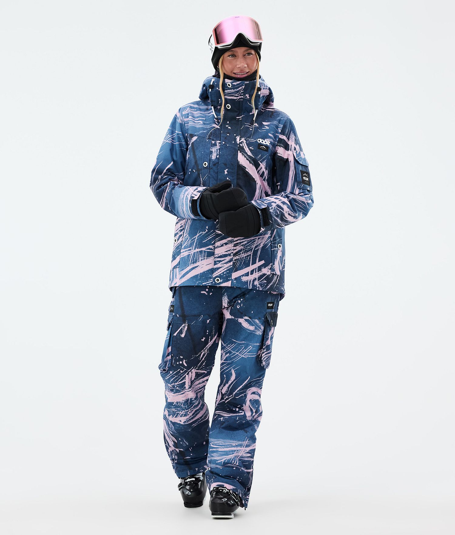 Dope Adept W Ski Jacket Women Carvings Pink