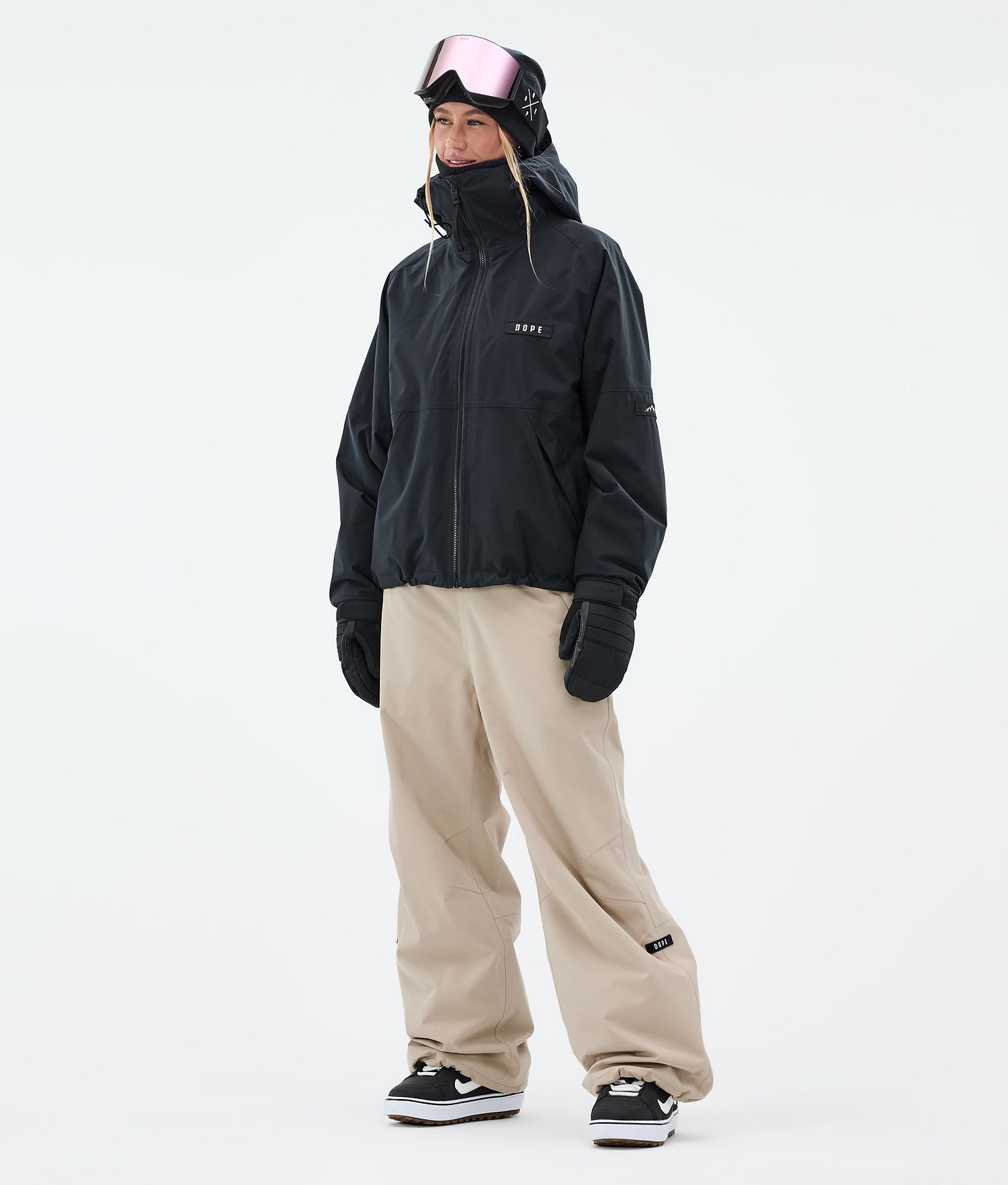 Dope Big W Snowboard Pants Women Sand