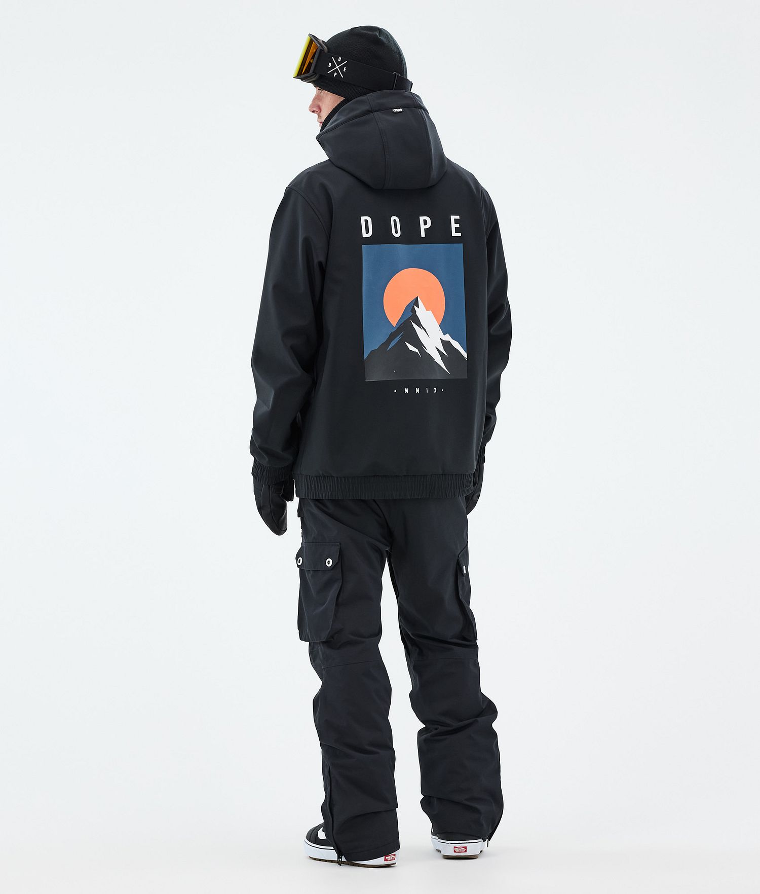 Dope Yeti Snowboard Jacket Men Aphex Black
