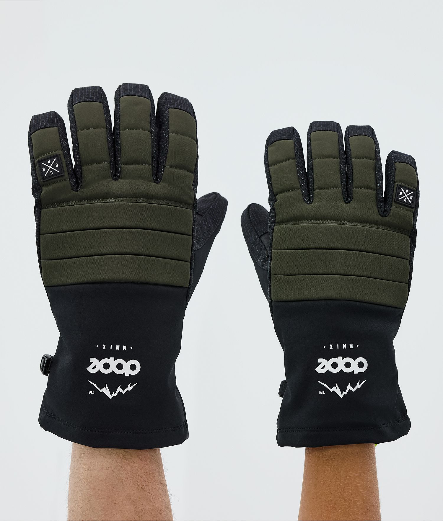 Dope Ace Ski Gloves Olive Green