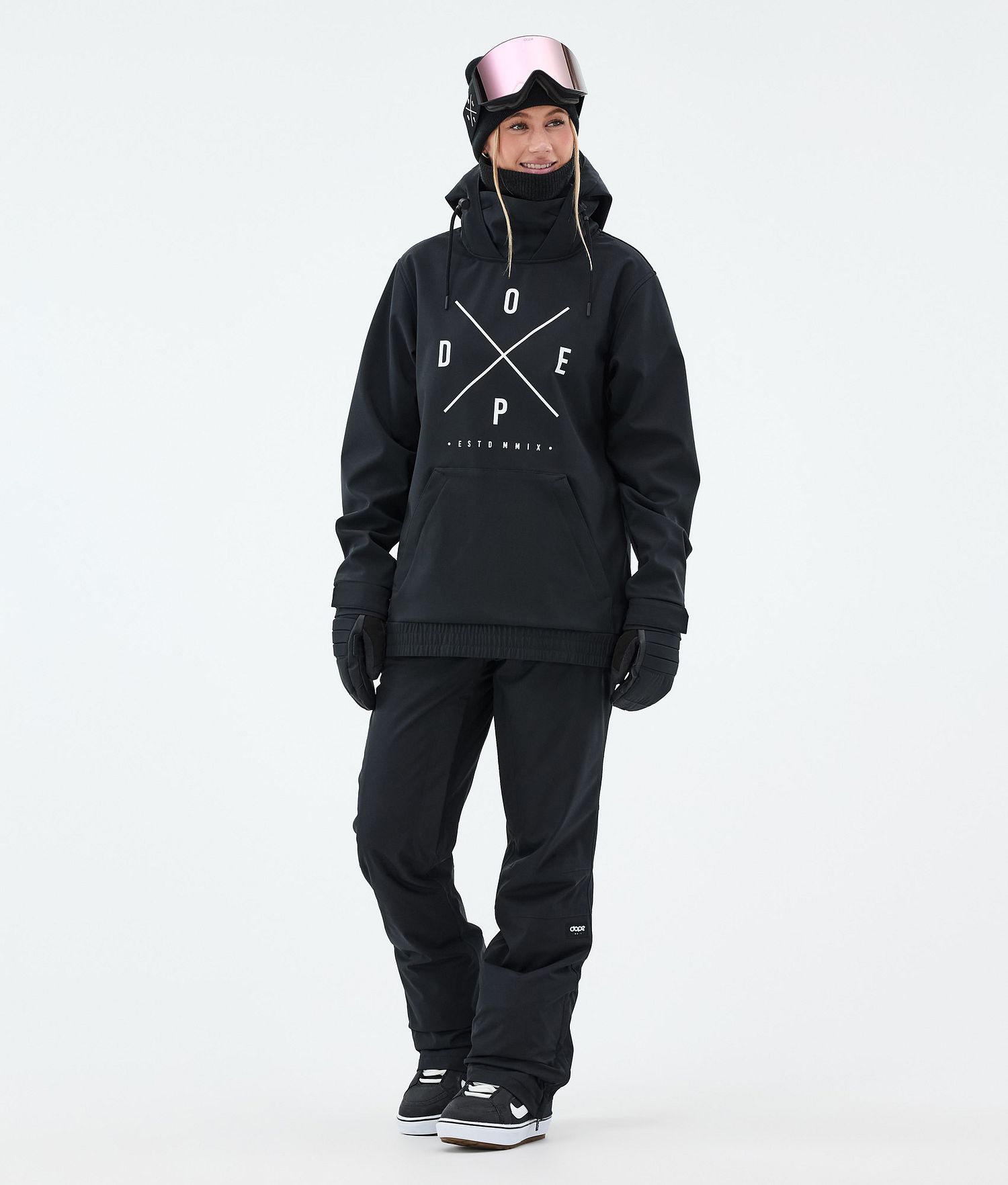 Dope Yeti W Snowboard Jacket Women 2X-Up Black