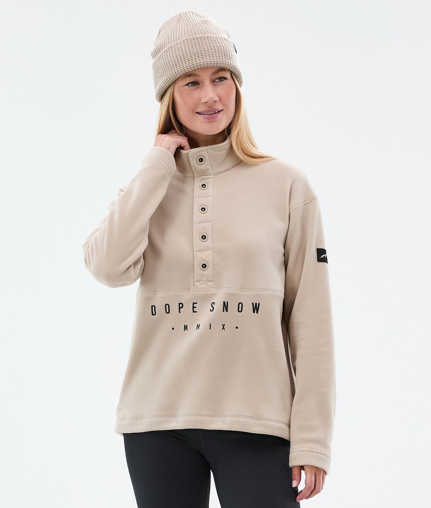 Dope Comfy W Fleece Sweater Women Sand