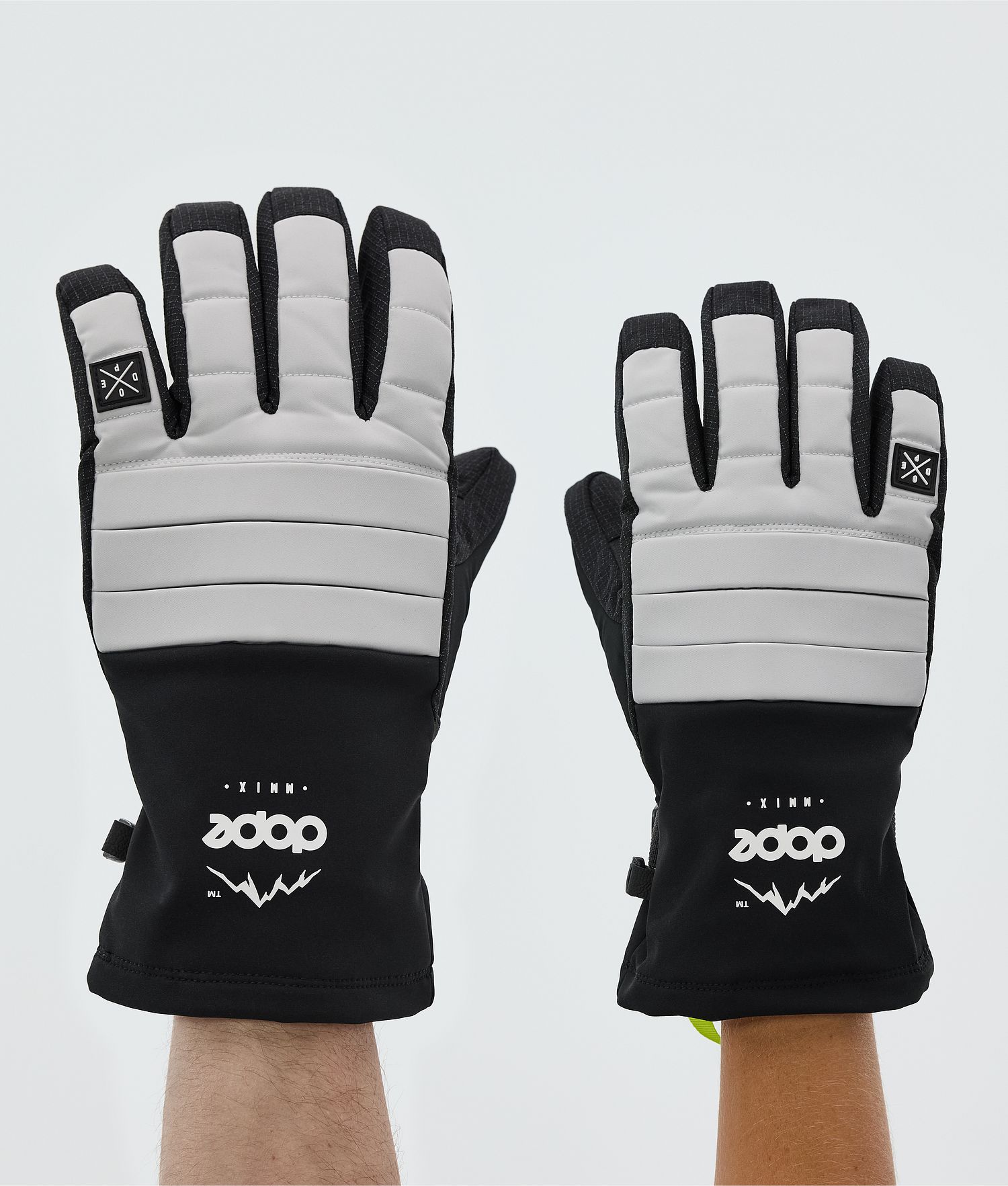 Dope Ace Ski Gloves Light Grey
