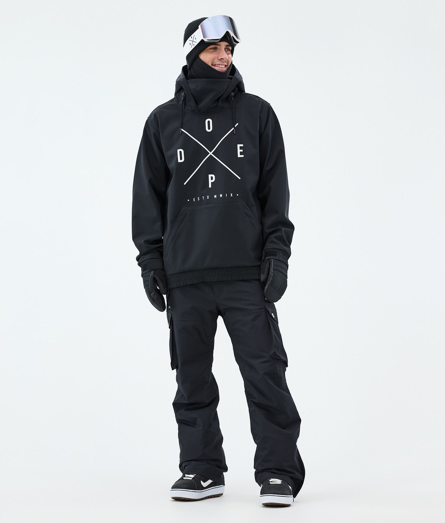 Dope Yeti Snowboard Jacket Men 2X-Up Black