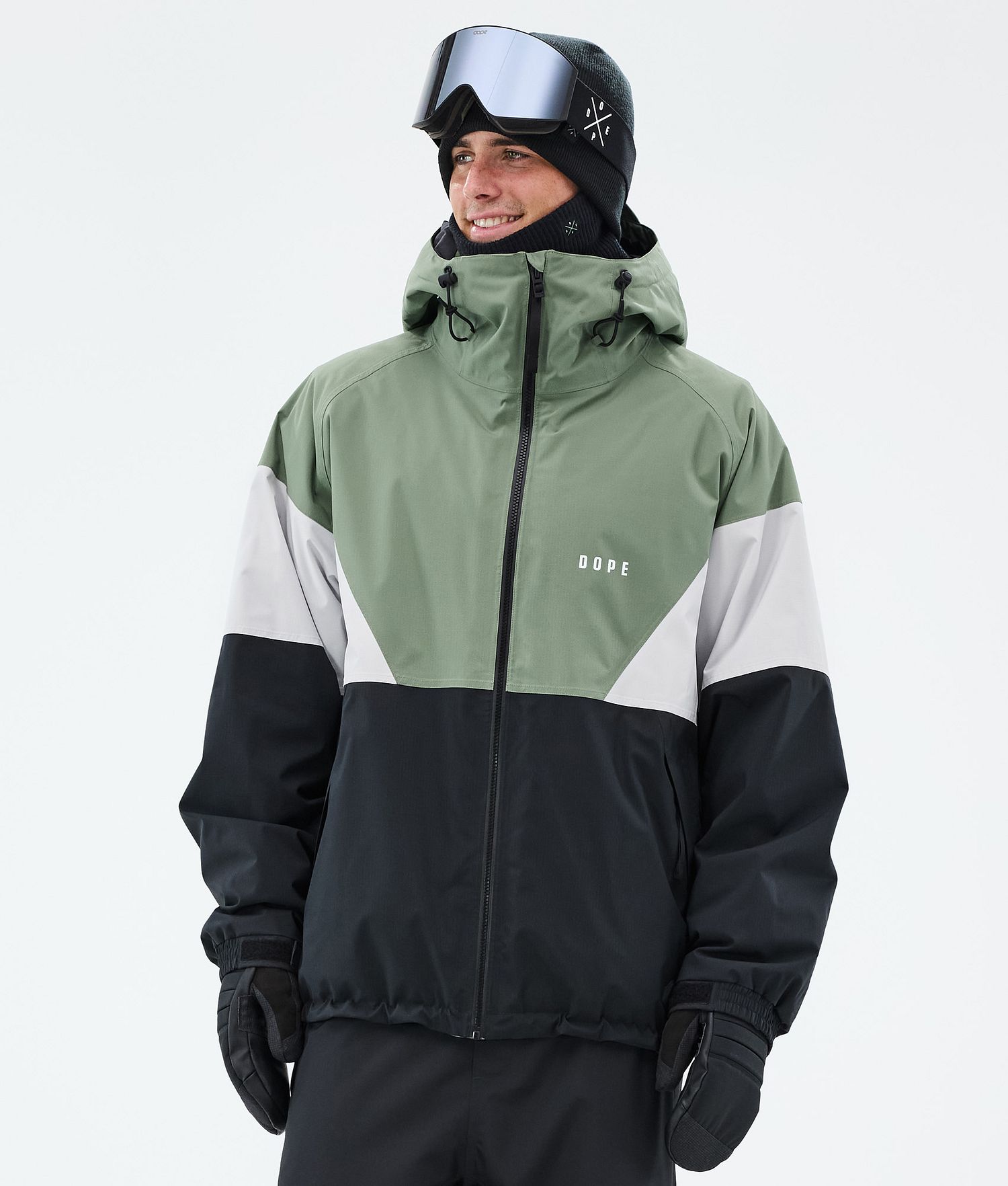 Dope Spartan Snowboard Jacket Men Sport Moss Green/Light Grey/Black Dope Spartan Snowboard Jacket Men Sport Moss Green/Light Grey/Black