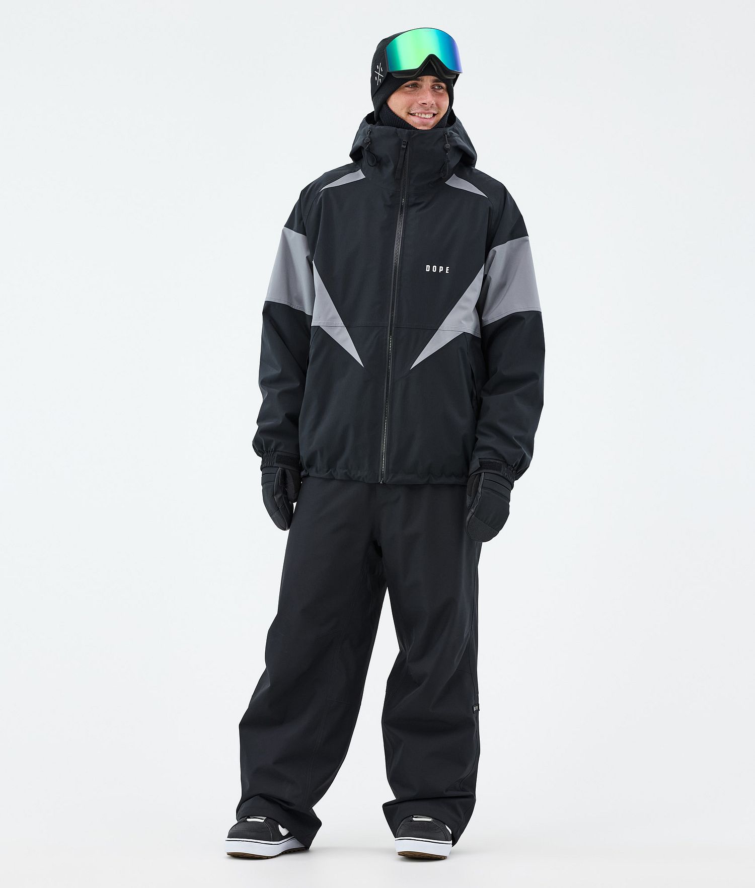 Dope Spartan Snowboard Jacket Men Spike Black/Light Pearl