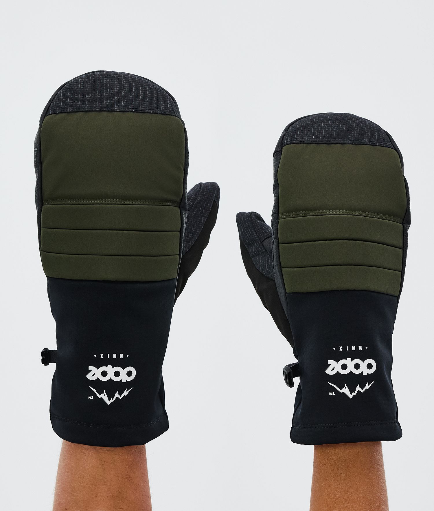Dope Ace 24 Snow Mittens Olive Green